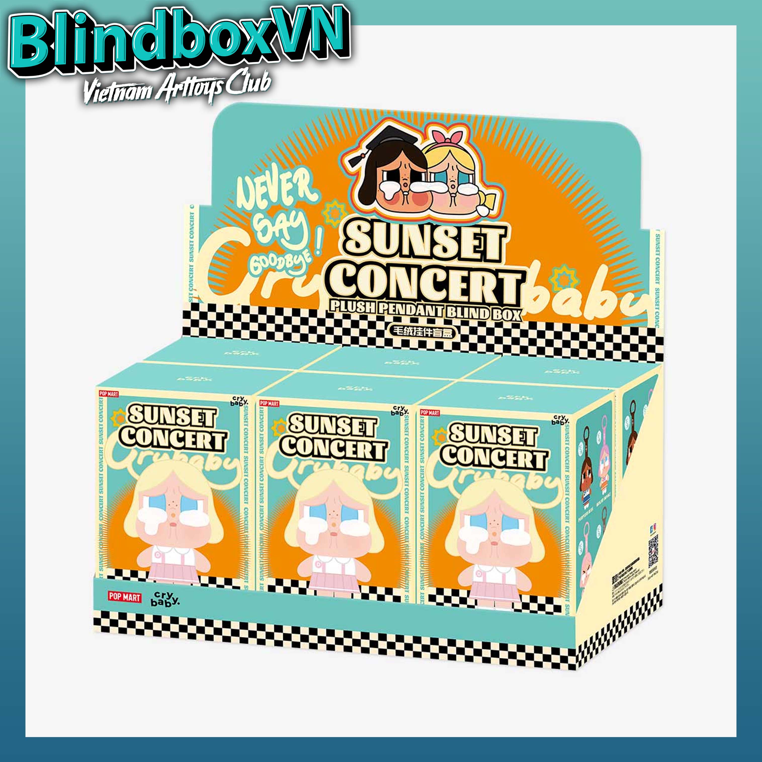 CRYBABY Sunset Concert Series-Plush Pendant Blind Box