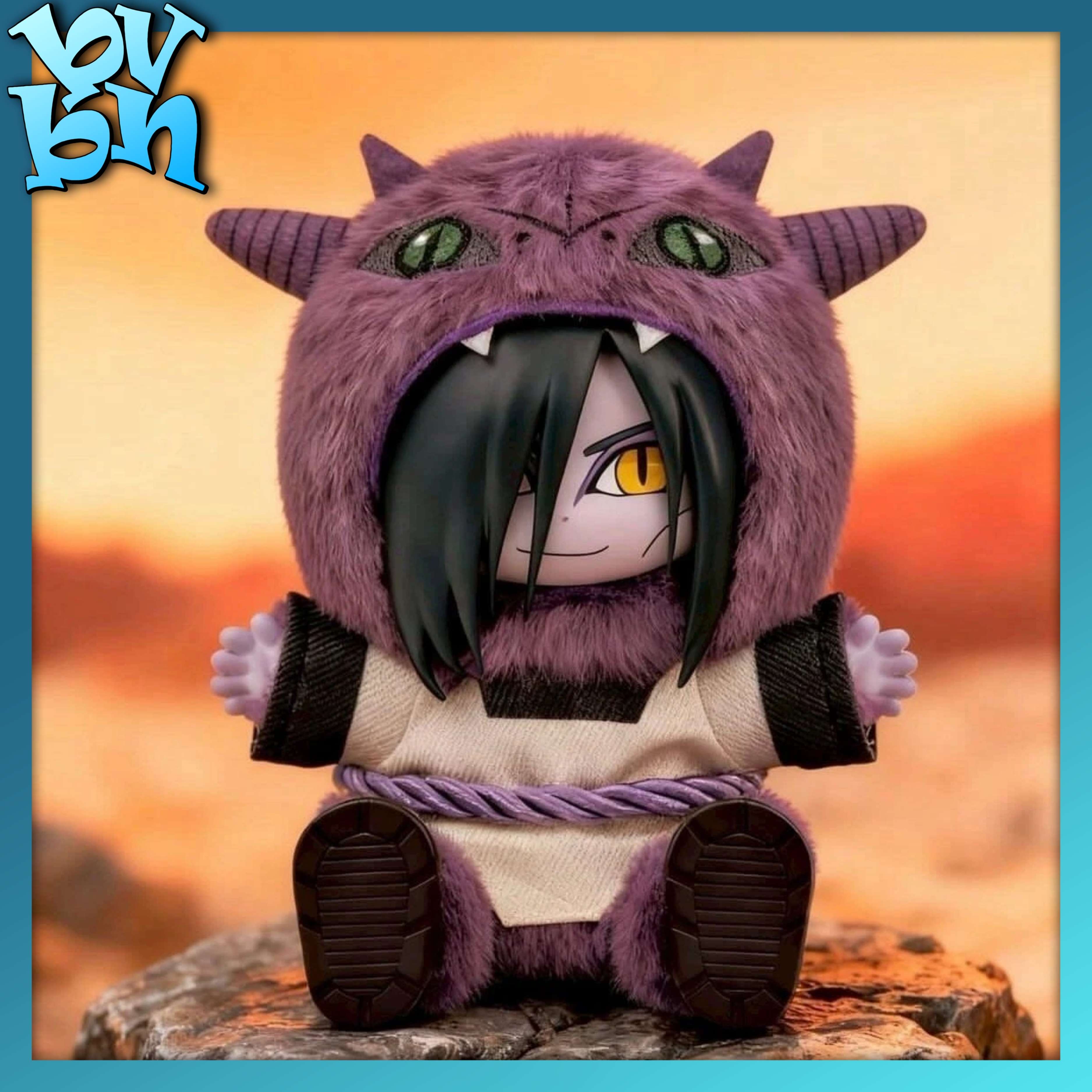Naruto Beast Party Sitting Series 2 Vinyl Plush Doll Blindbox