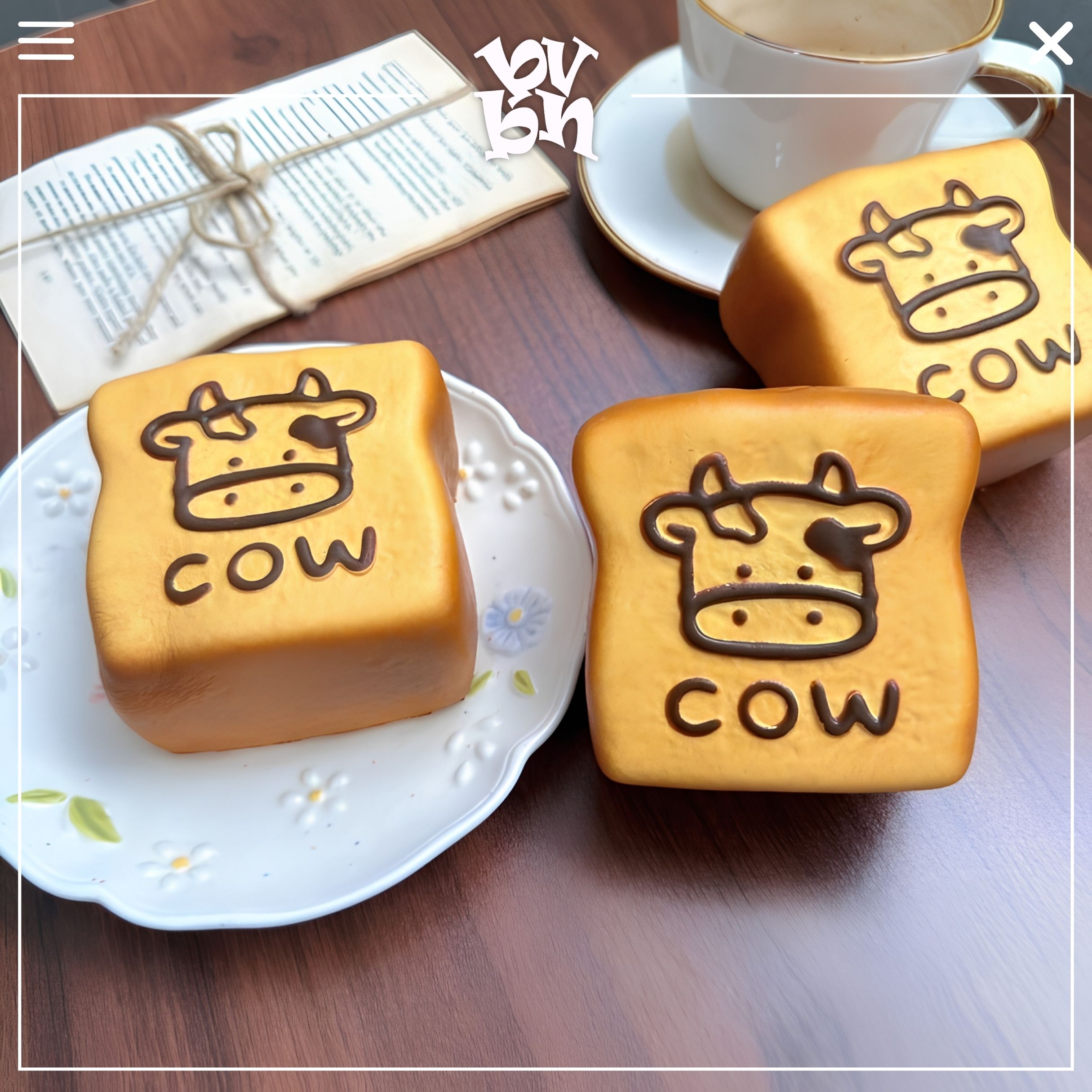 MilkyMoo Sandwich Hohot Squishy ( Chính hãng )