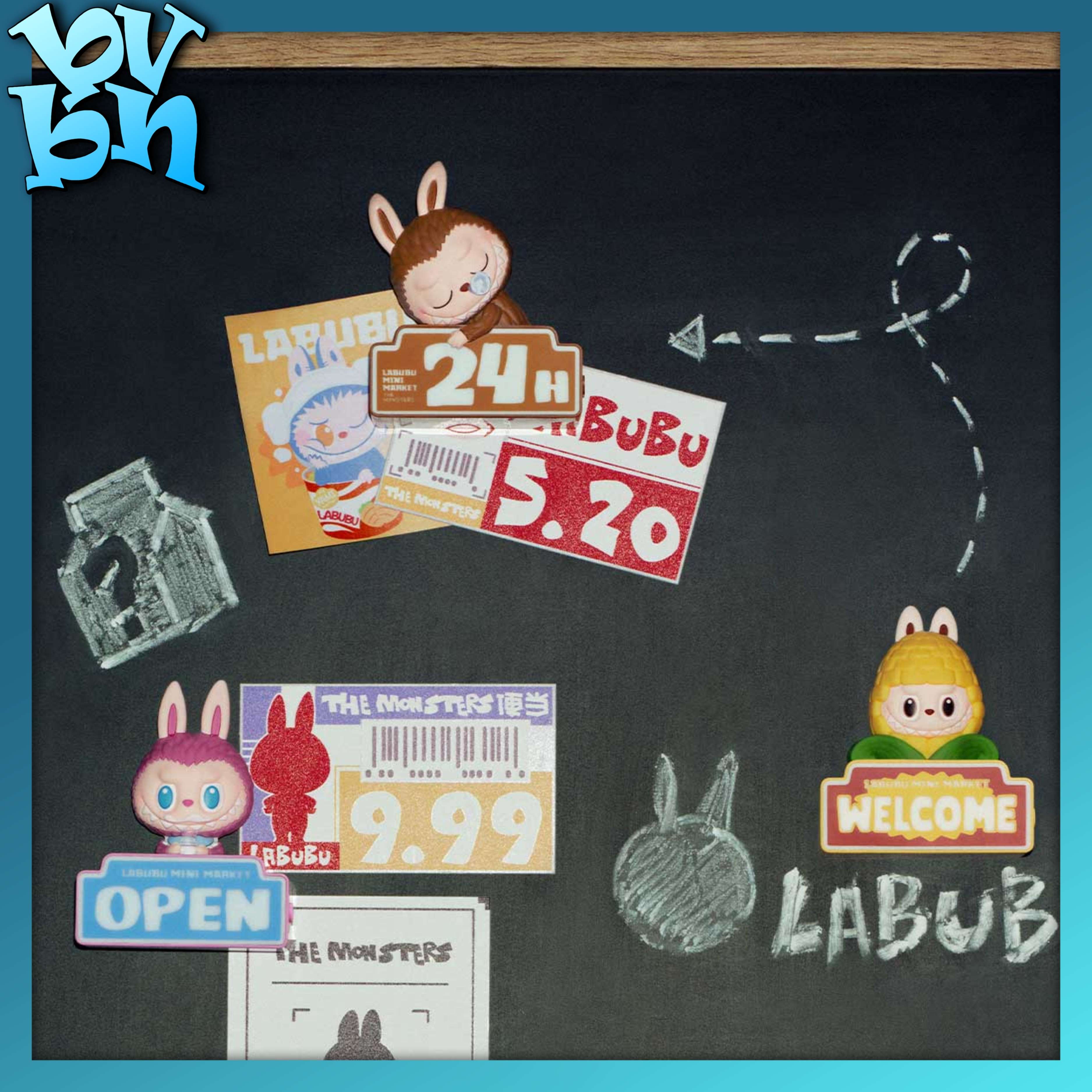 THE MONSTERS Wacky Mart Series-Fridge Magnet Blind Box