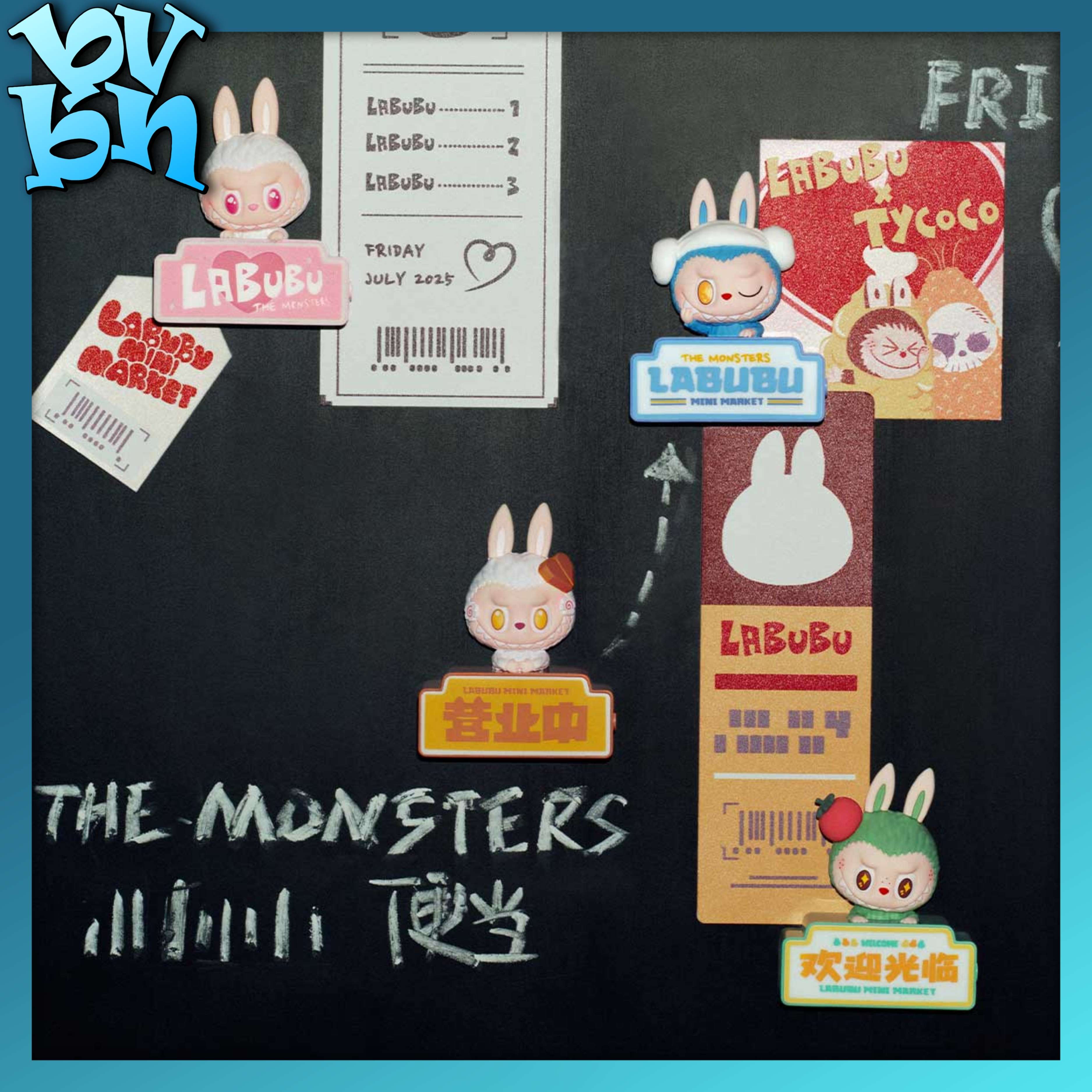 THE MONSTERS Wacky Mart Series-Fridge Magnet Blind Box