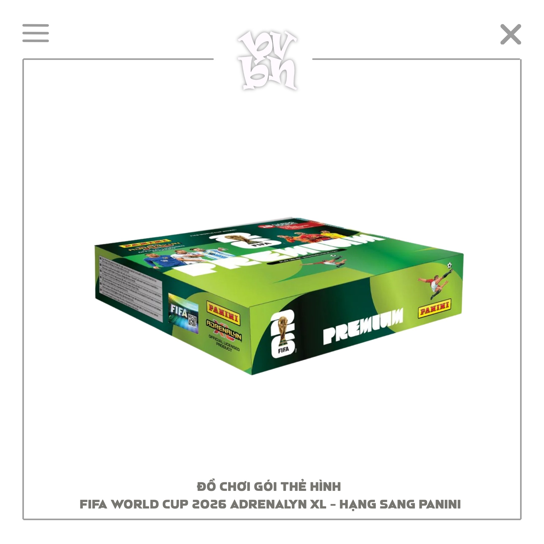Đồ Chơi Gói Thẻ Hình FIFA World Cup 2026 Adrenalyn XL - Hạng Sang PANINI