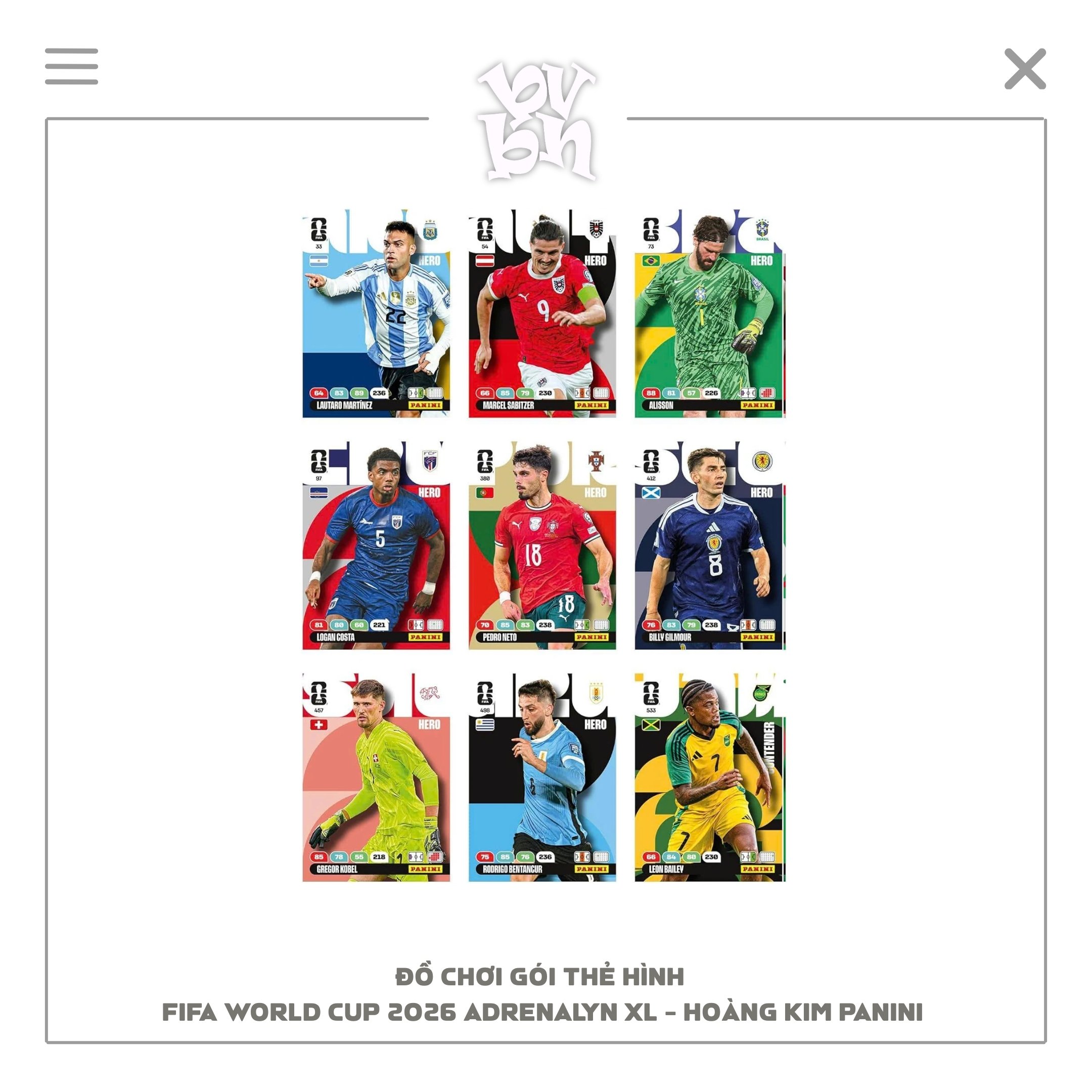 Đồ Chơi Gói Thẻ Hình FIFA World Cup 2026 Adrenalyn XL - Hoàng Kim PANINI