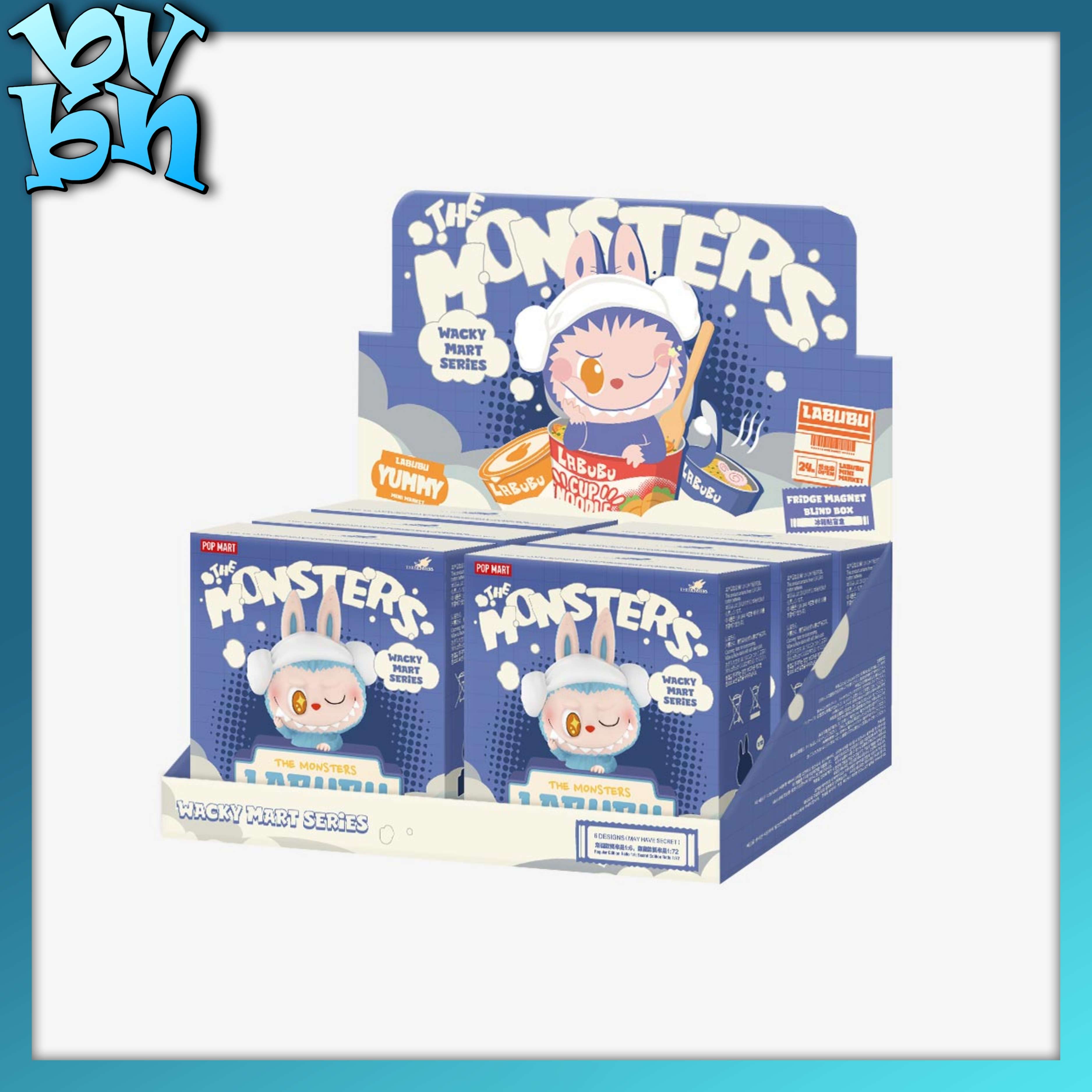 THE MONSTERS Wacky Mart Series-Fridge Magnet Blind Box