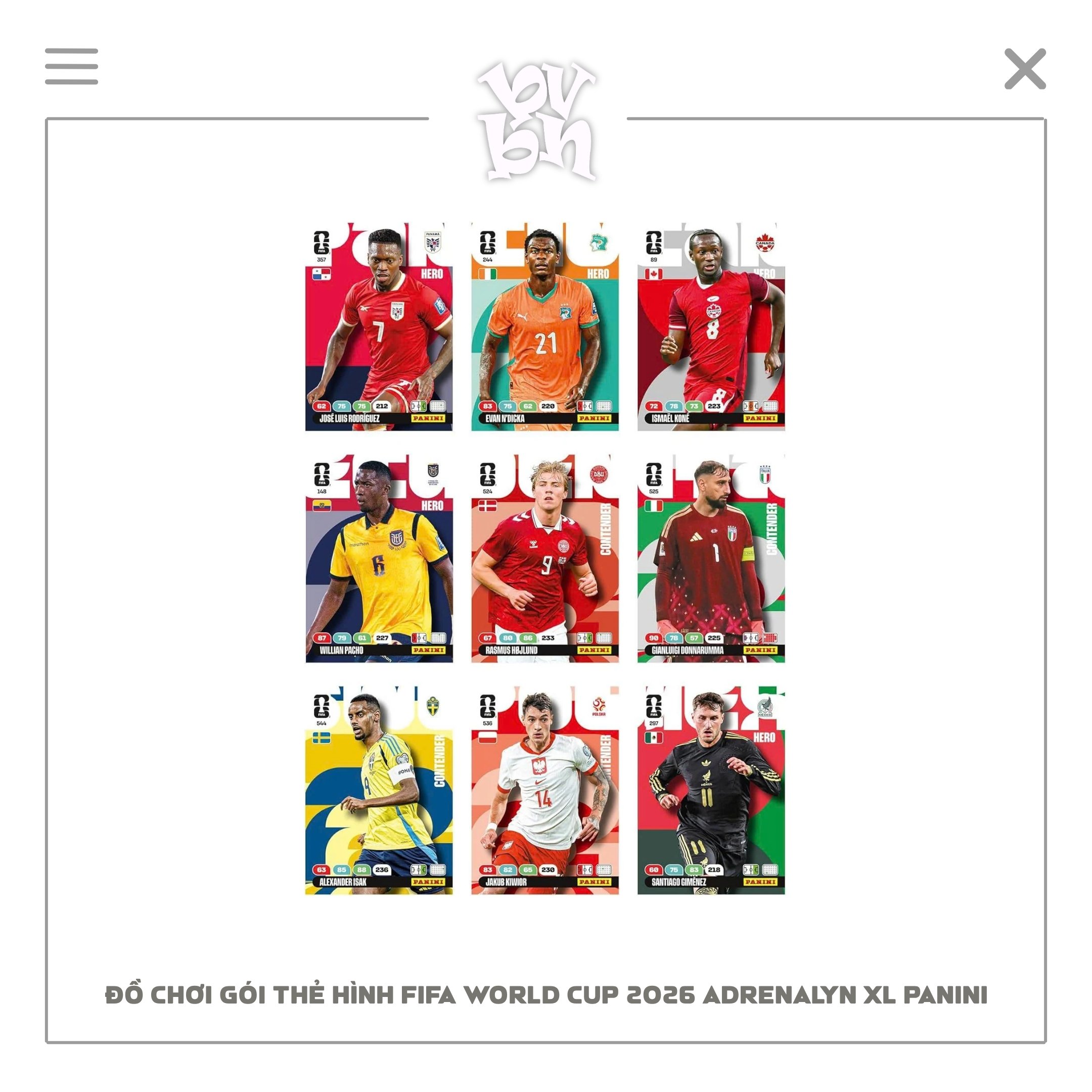 Đồ Chơi Gói Thẻ Hình FIFA World Cup 2026 Adrenalyn XL PANINI - PACK