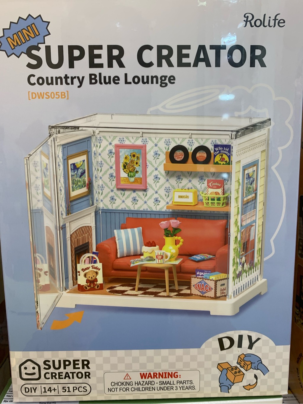 Mô Hình Lắp Ghép Nhà Robotime Rolife Super Creator DIY Miniature House