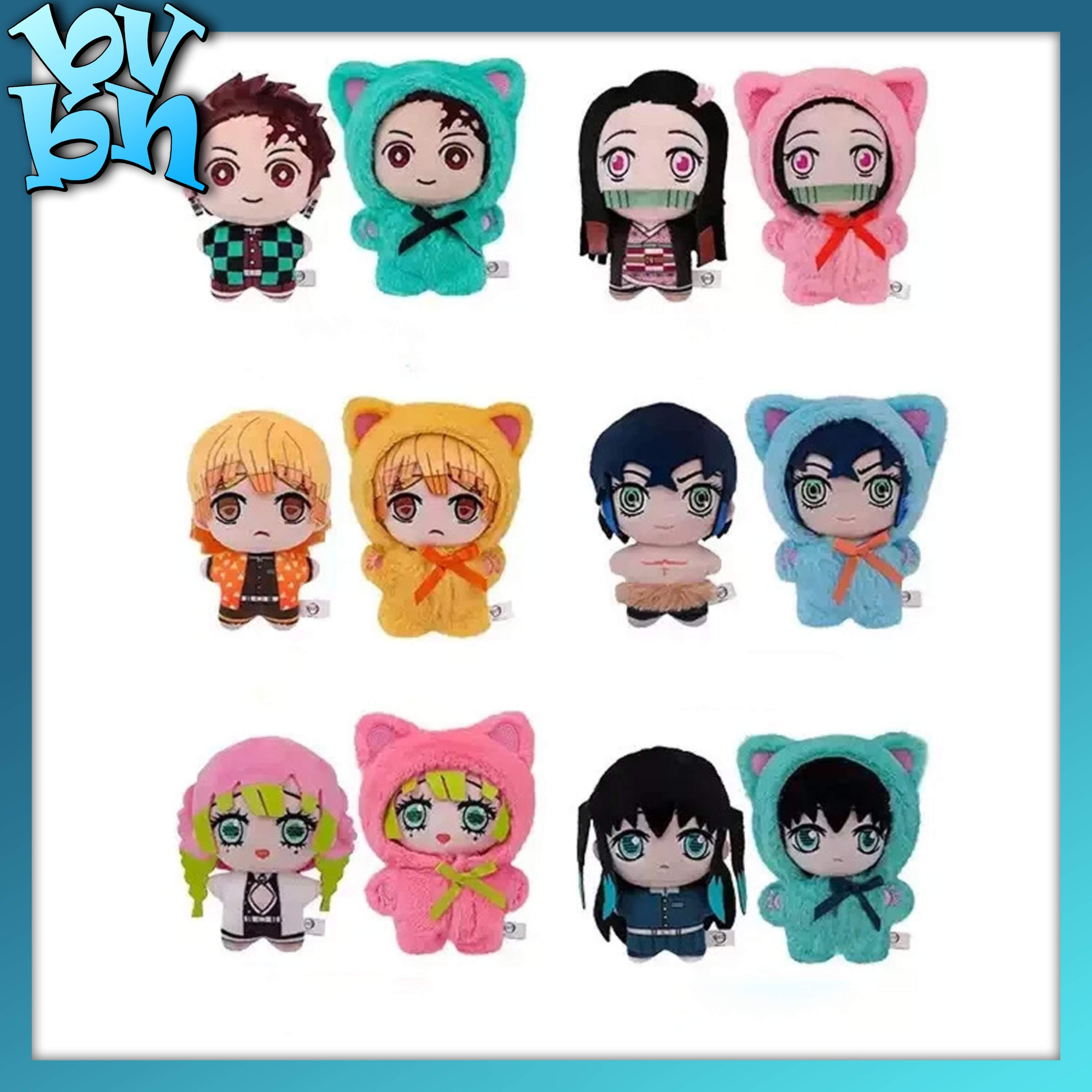 Demon Slayer Plush Doll - Neko Party Paradise Series Blindbox