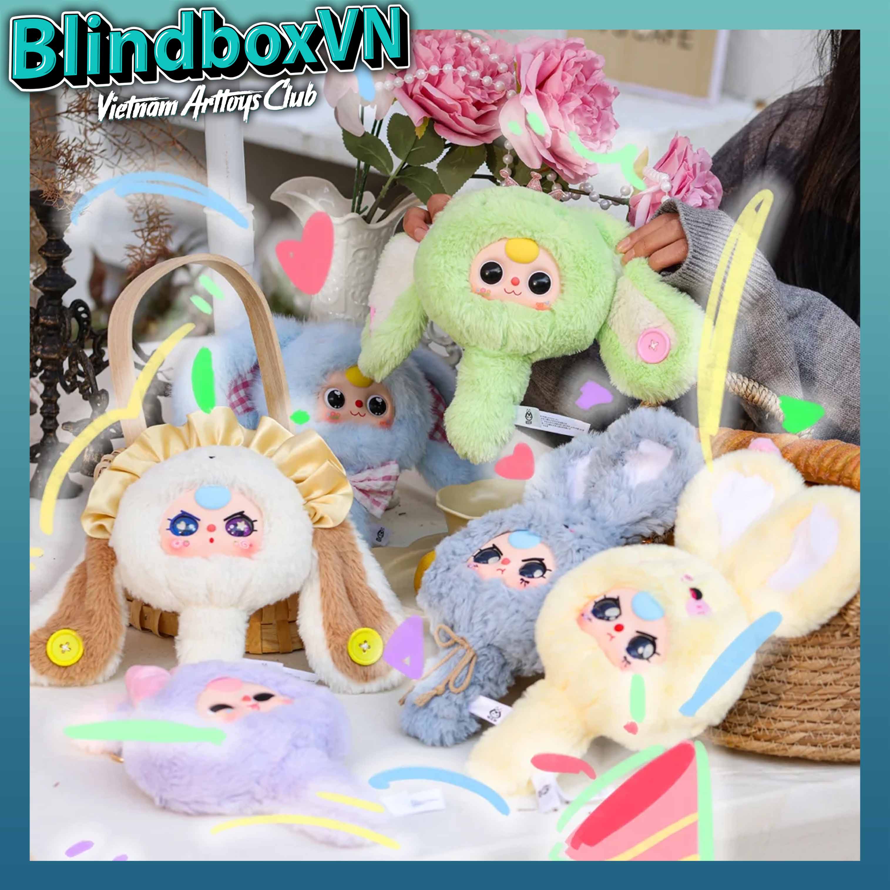 Baby Three Gương Magic Mirror Plush Blind Box ( Chính hãng )