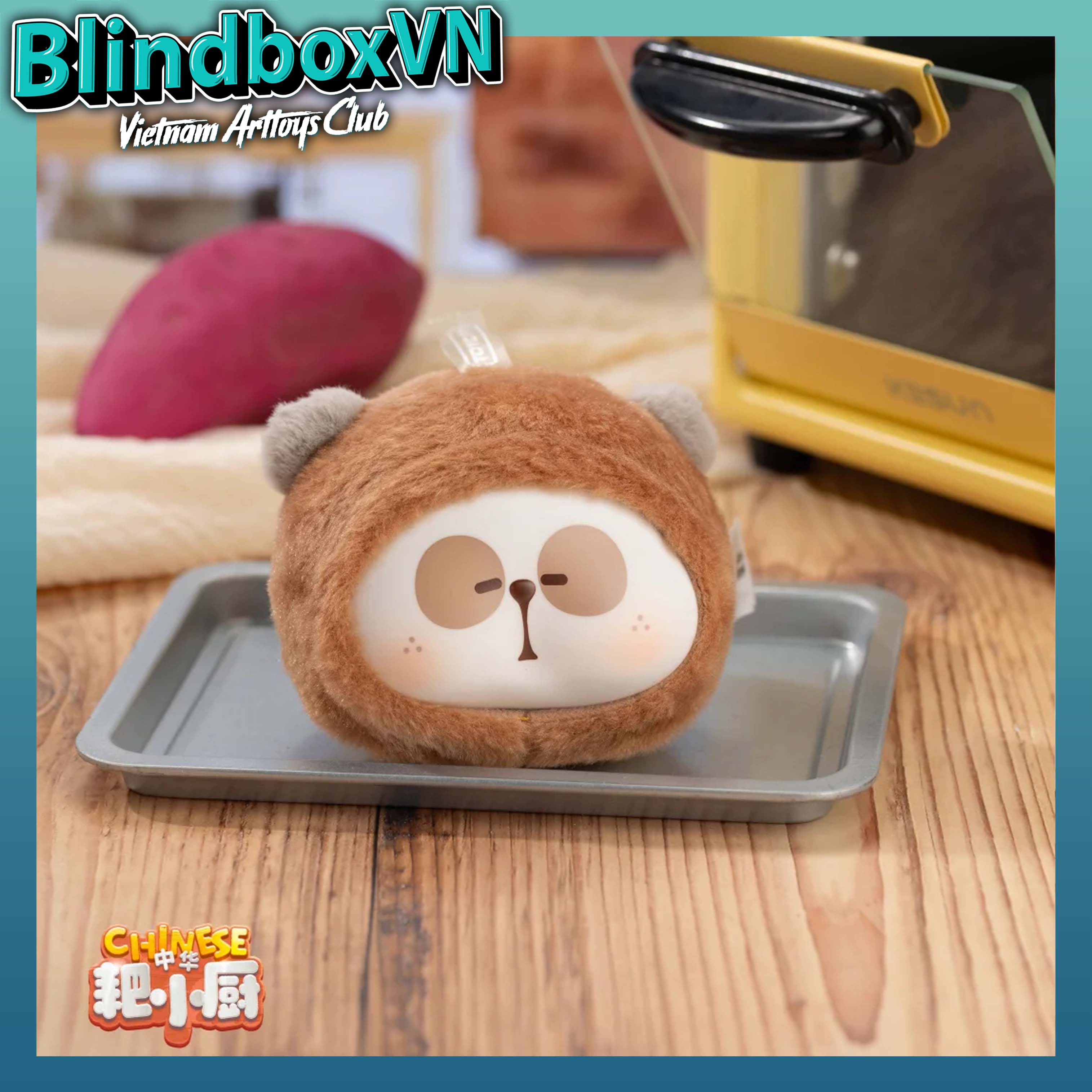 MR.PA Chinese Little PA Chef Series Plush Blind Box