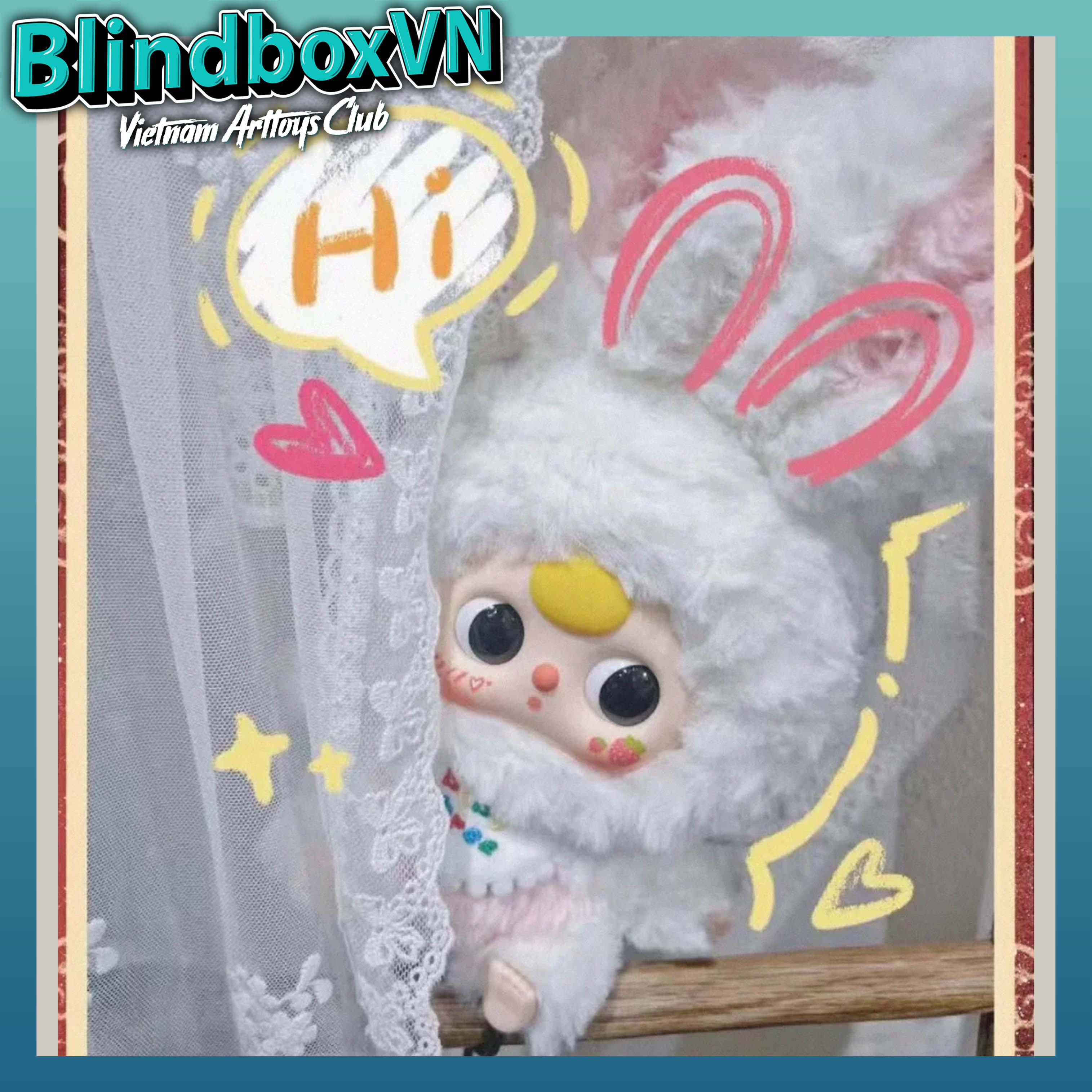 BlindBox Baby Three Lily Rabbit Town Thỏ Thị Trấn ( Chính Hãng )