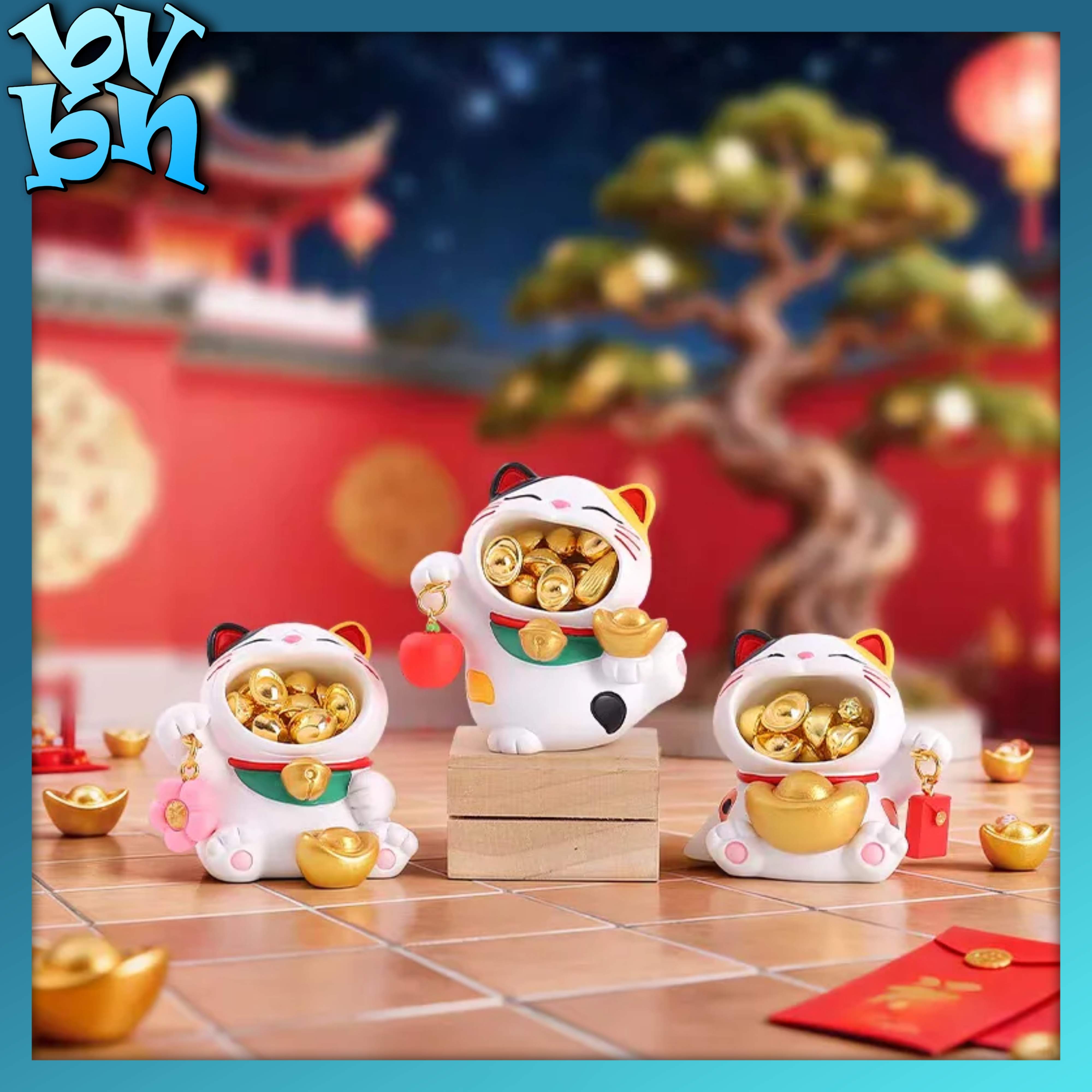 Gold Coin - Money Carrying Cat Meow Meow Mèo Thần Tài