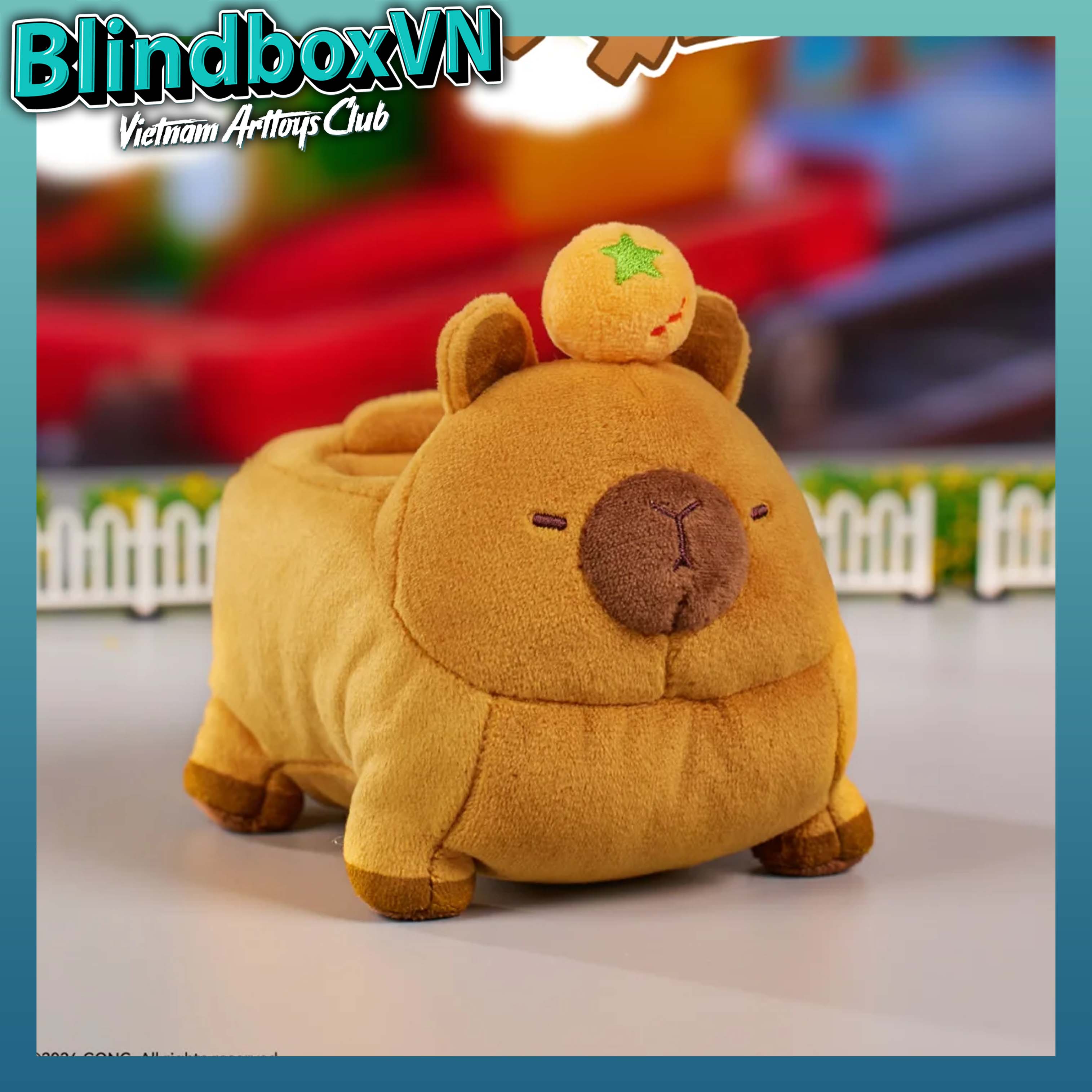 GONG Original Roaming Series Plush Toy Car BlindBox Xe chở Labubu