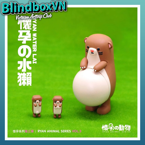 BLIND BOX CÓ BẦU RYAN ANIMAL SERIES 3