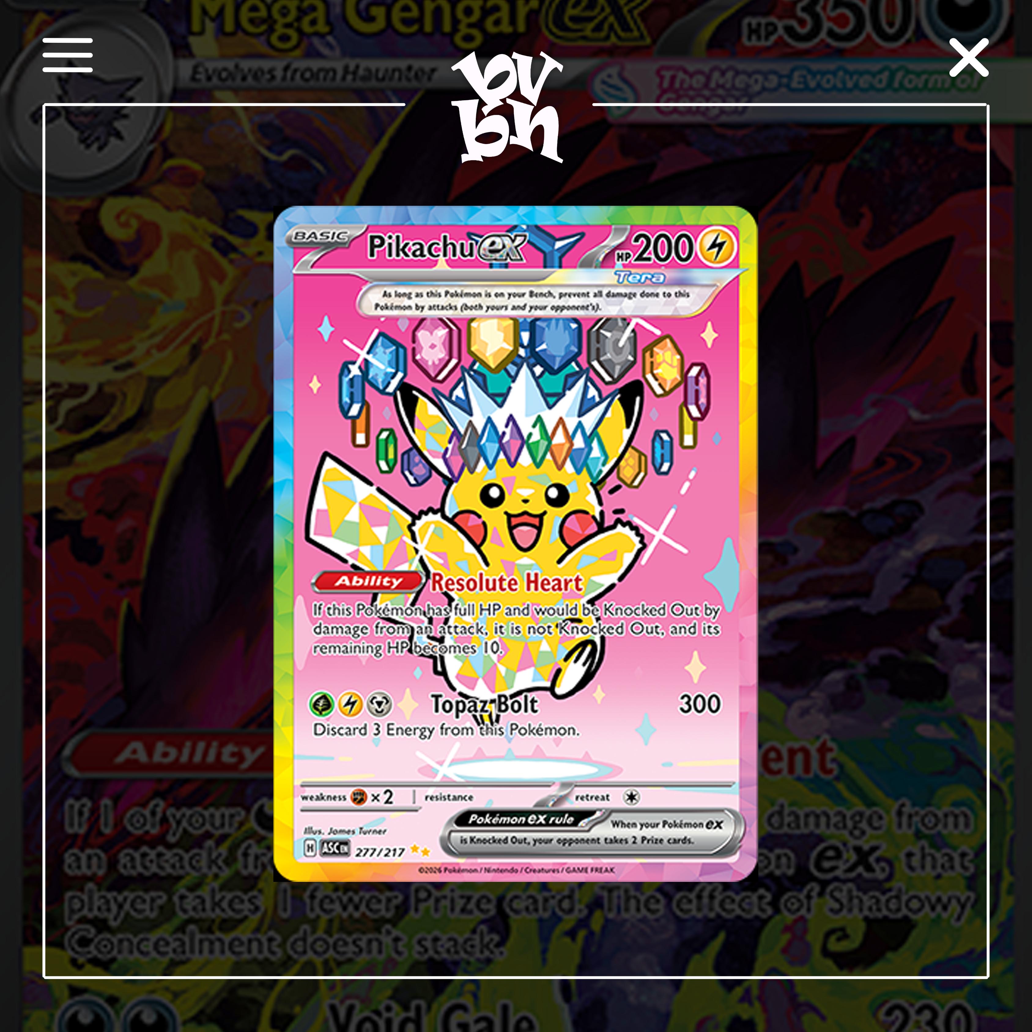 Pokémon TCG Mega Evolution Ascended Heroes Deluxe Pin Collection Box