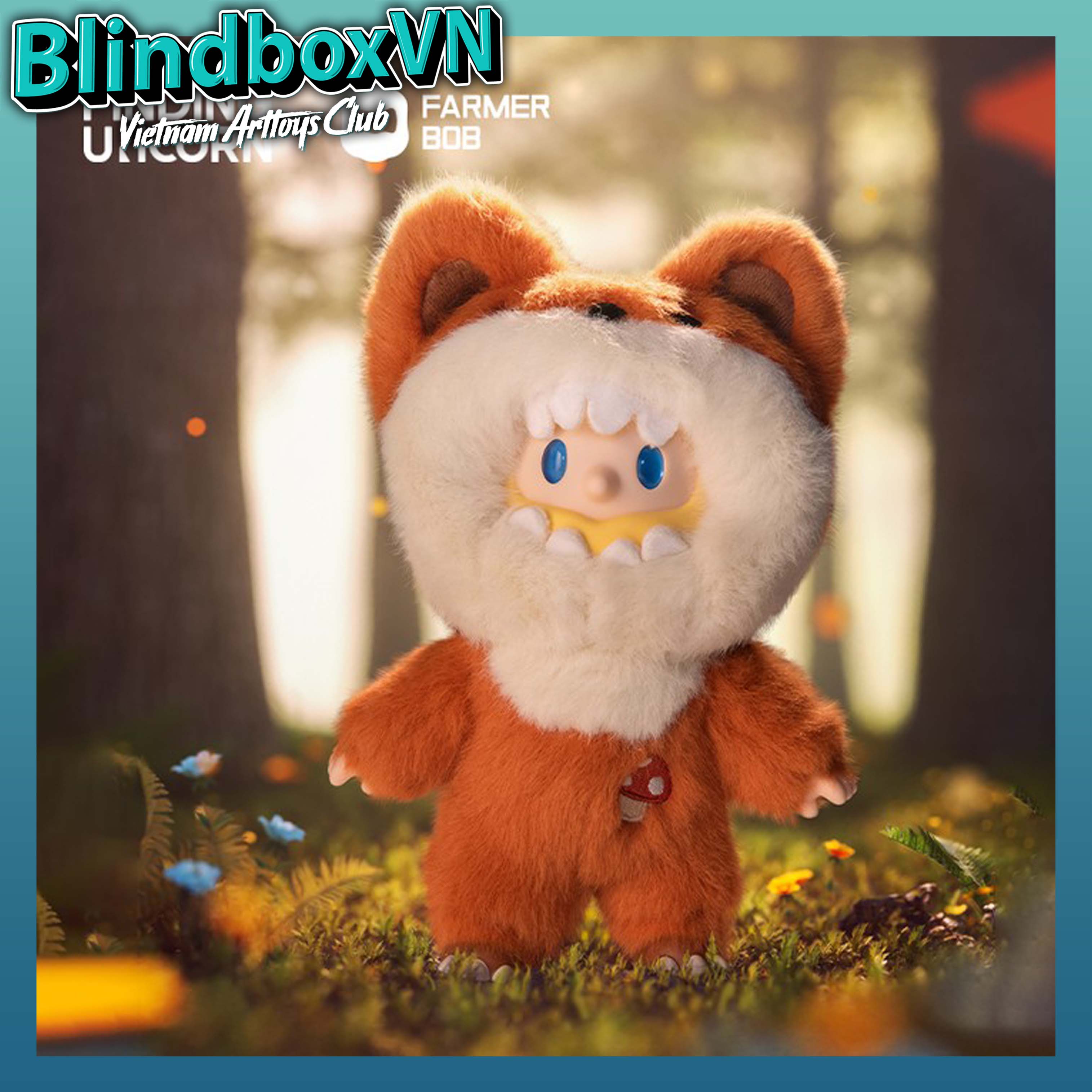 Farmer Bob Ani Monster Plush Doll Blindbox Finding Unicon