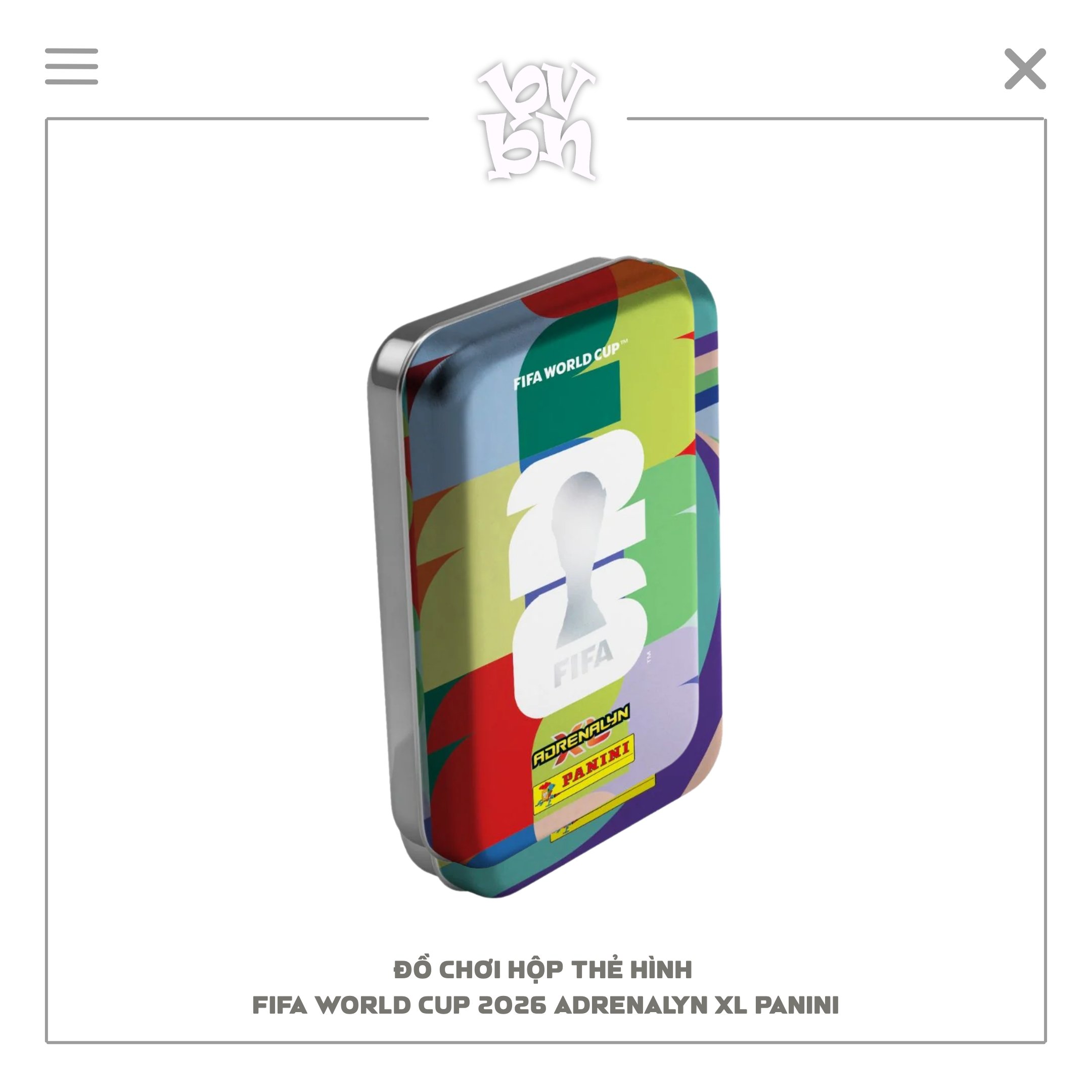 Đồ Chơi Hộp Thẻ Hình FIFA World Cup 2026 Adrenalyn XL PANINI