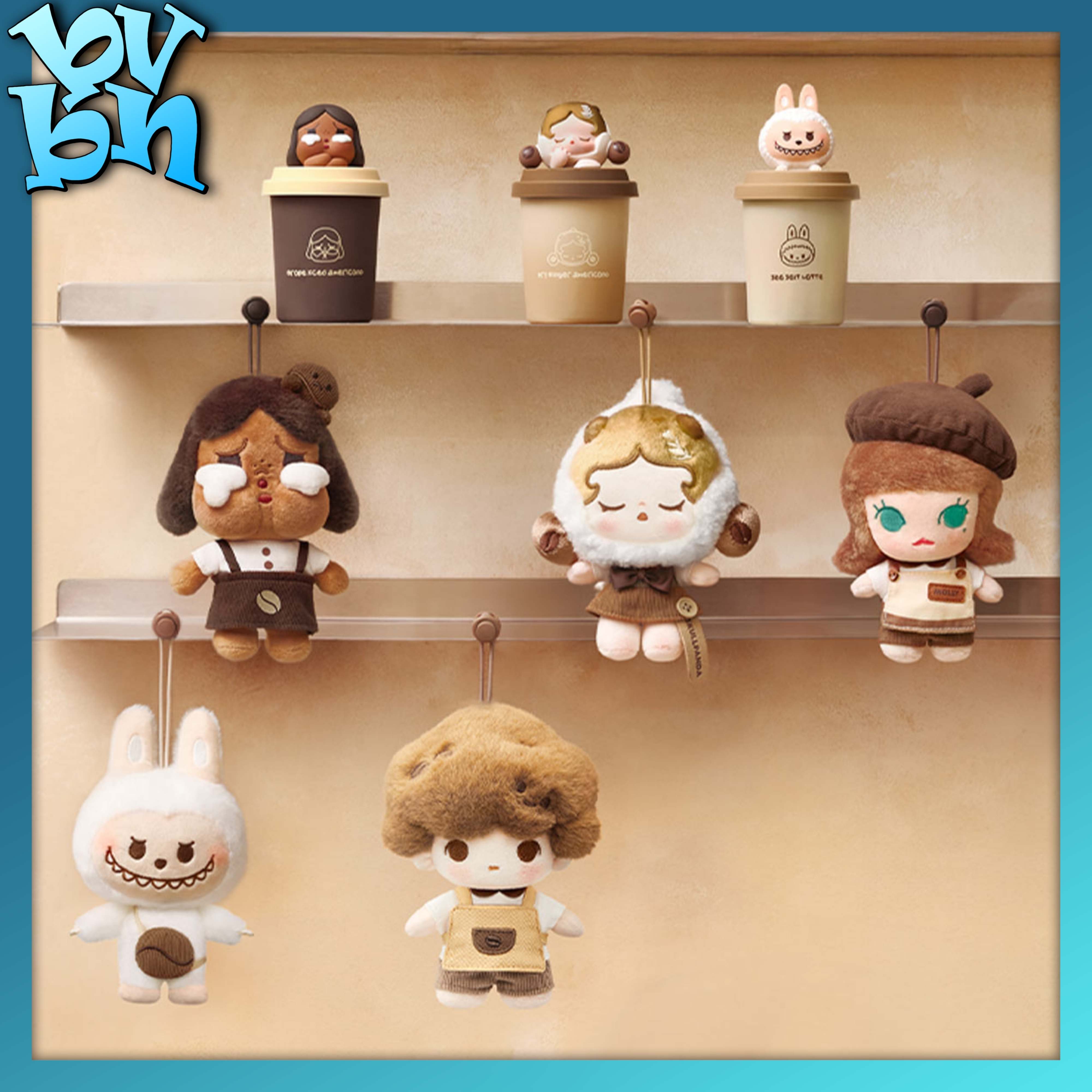 POP BEAN Coffee Factory Series-Plush Pendant