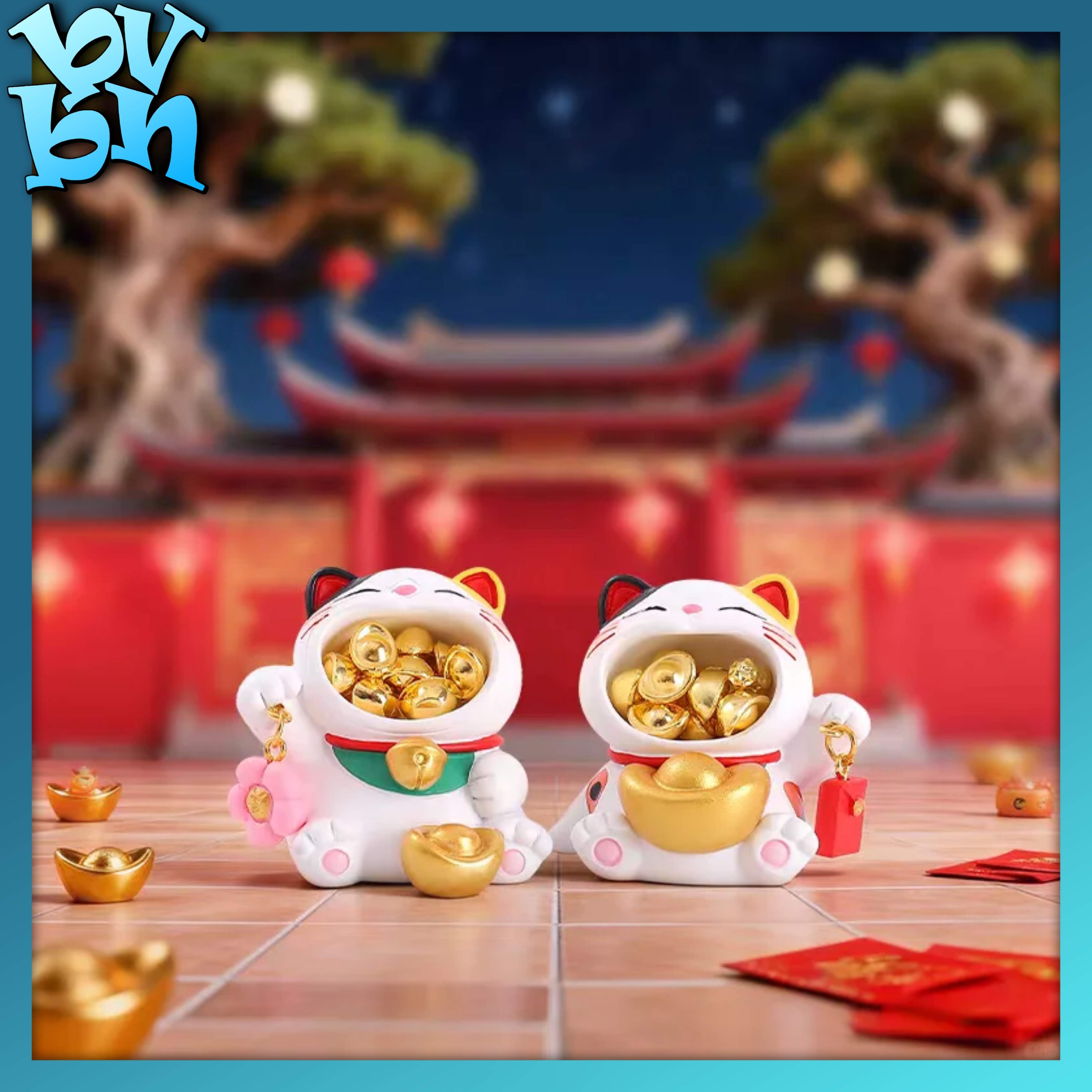 Gold Coin - Money Carrying Cat Meow Meow Mèo Thần Tài