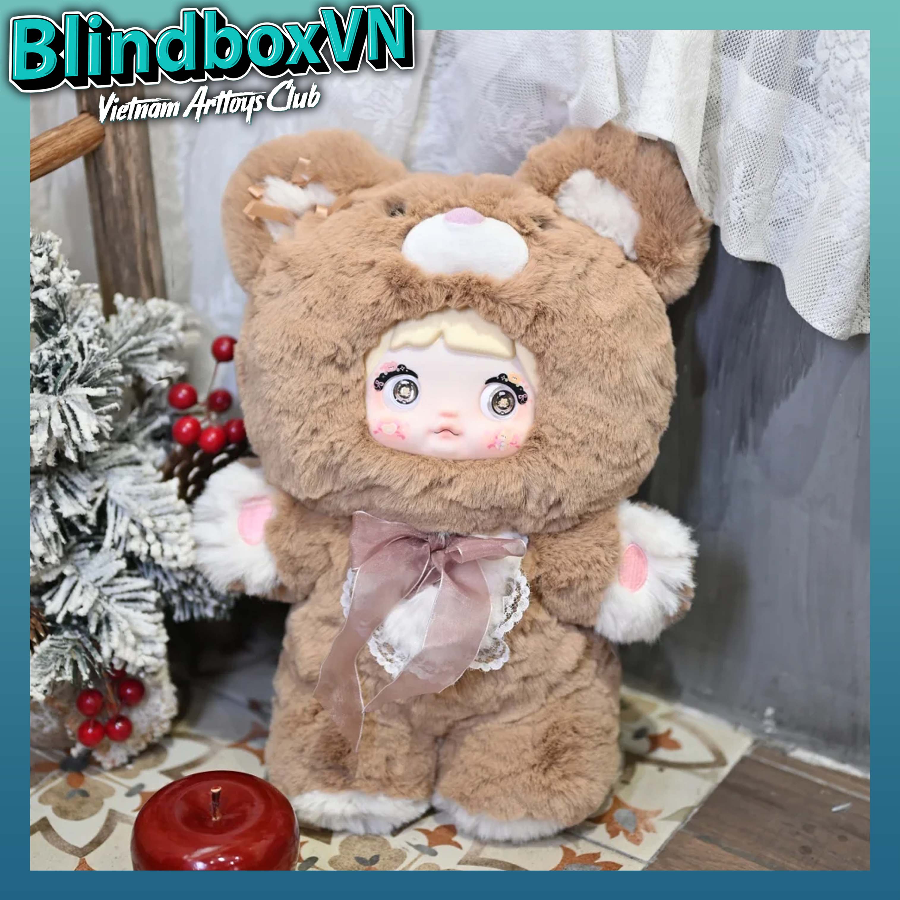 Nommi 400% Series Good Night Bear Blind Box Plush Doll