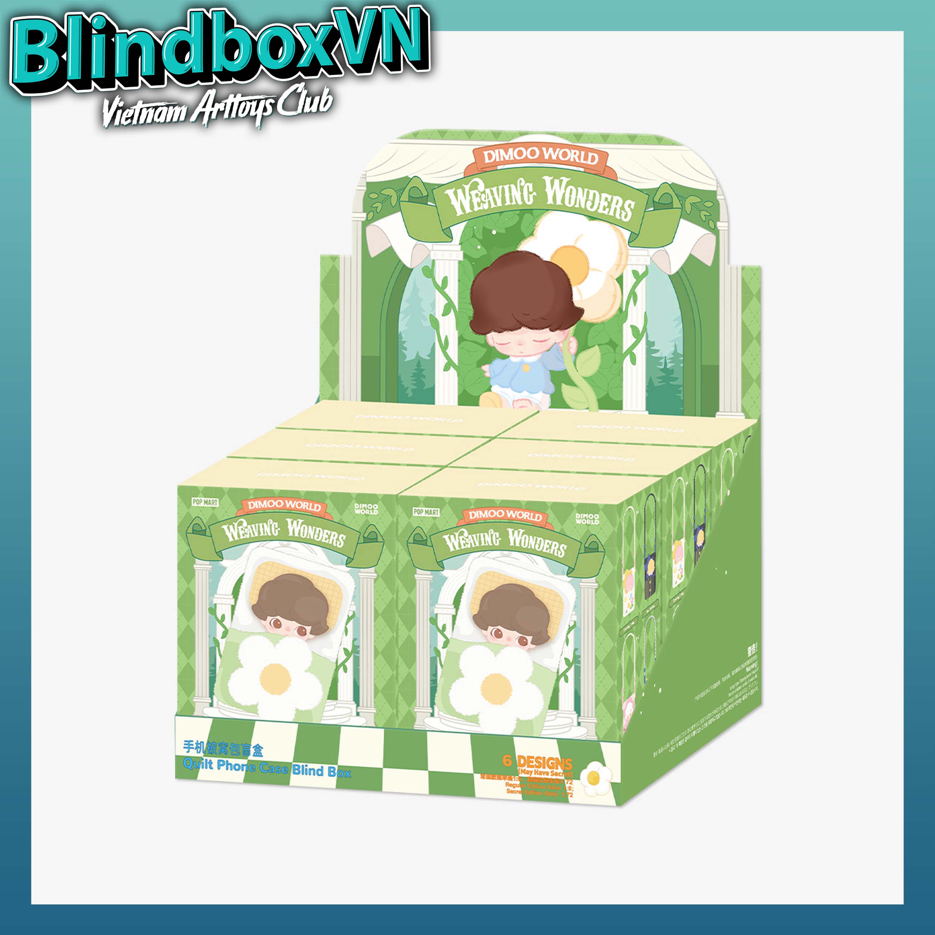 DIMOO Weaving Wonders Series-Quilt Phone Case Blind Box