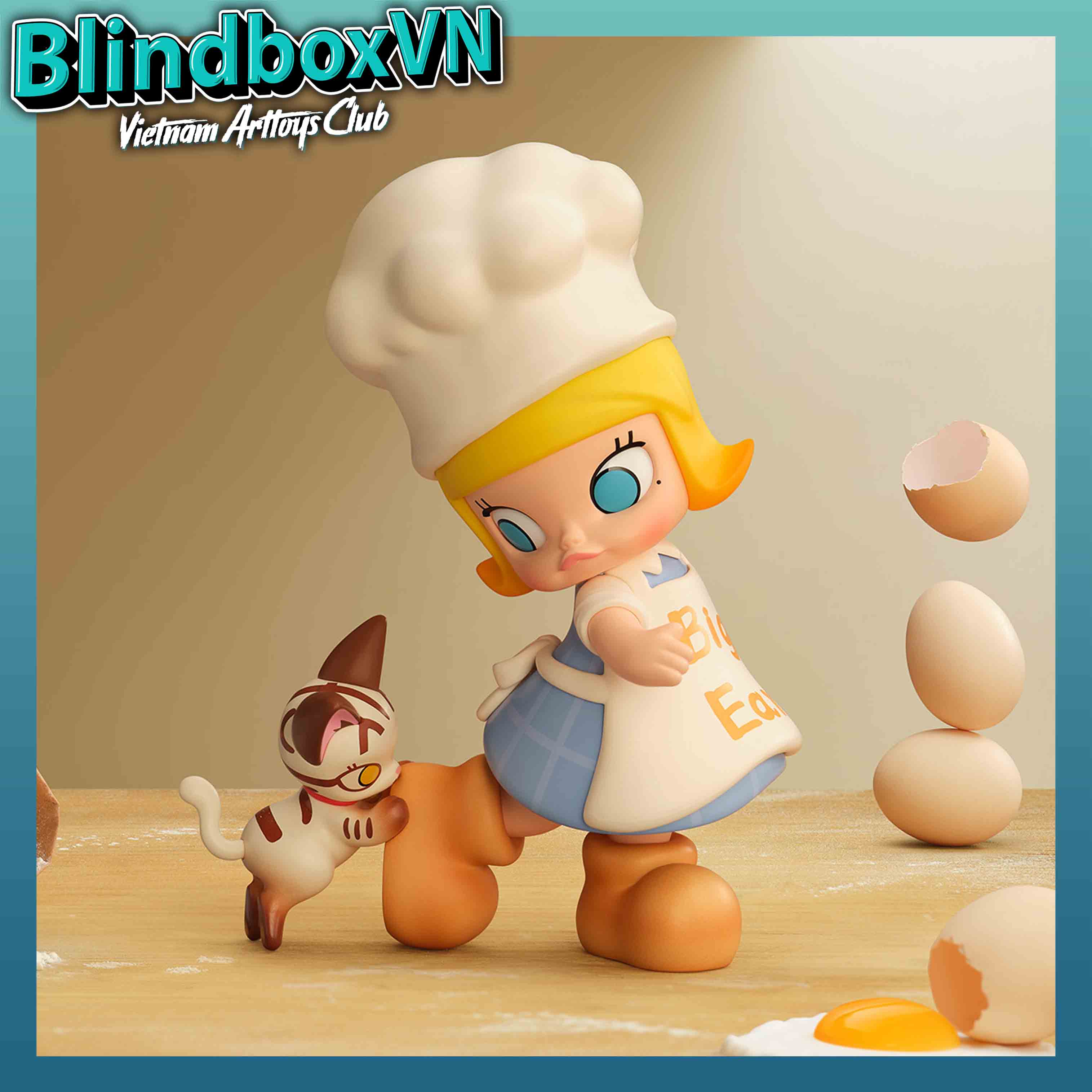 Blindbox Molly Carb-Lover Series Figures Popmart