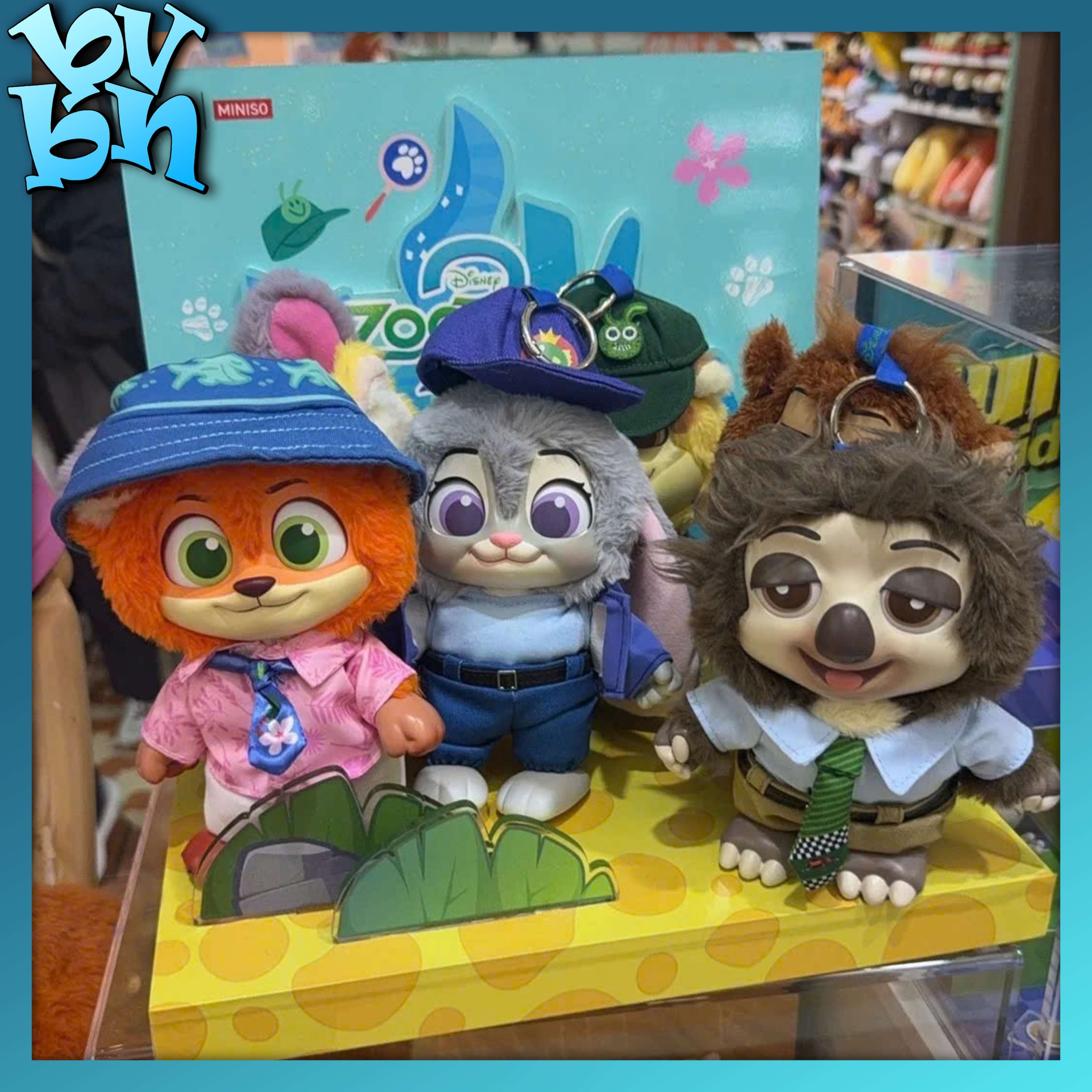 Zootopia 2 Series Blind Box Plush Doll MINISO