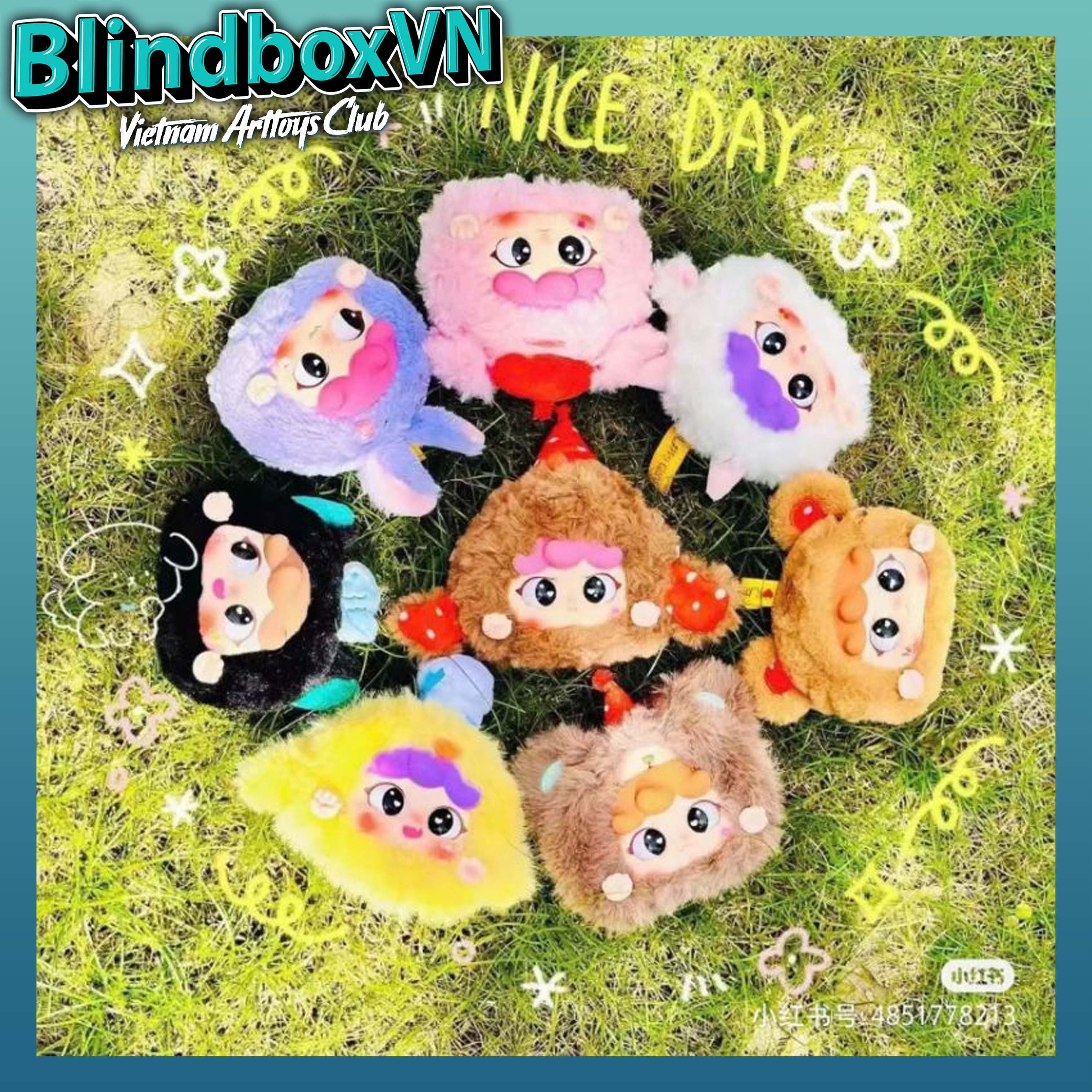 Blind Box Migo Zipper Animal Party Plush Series