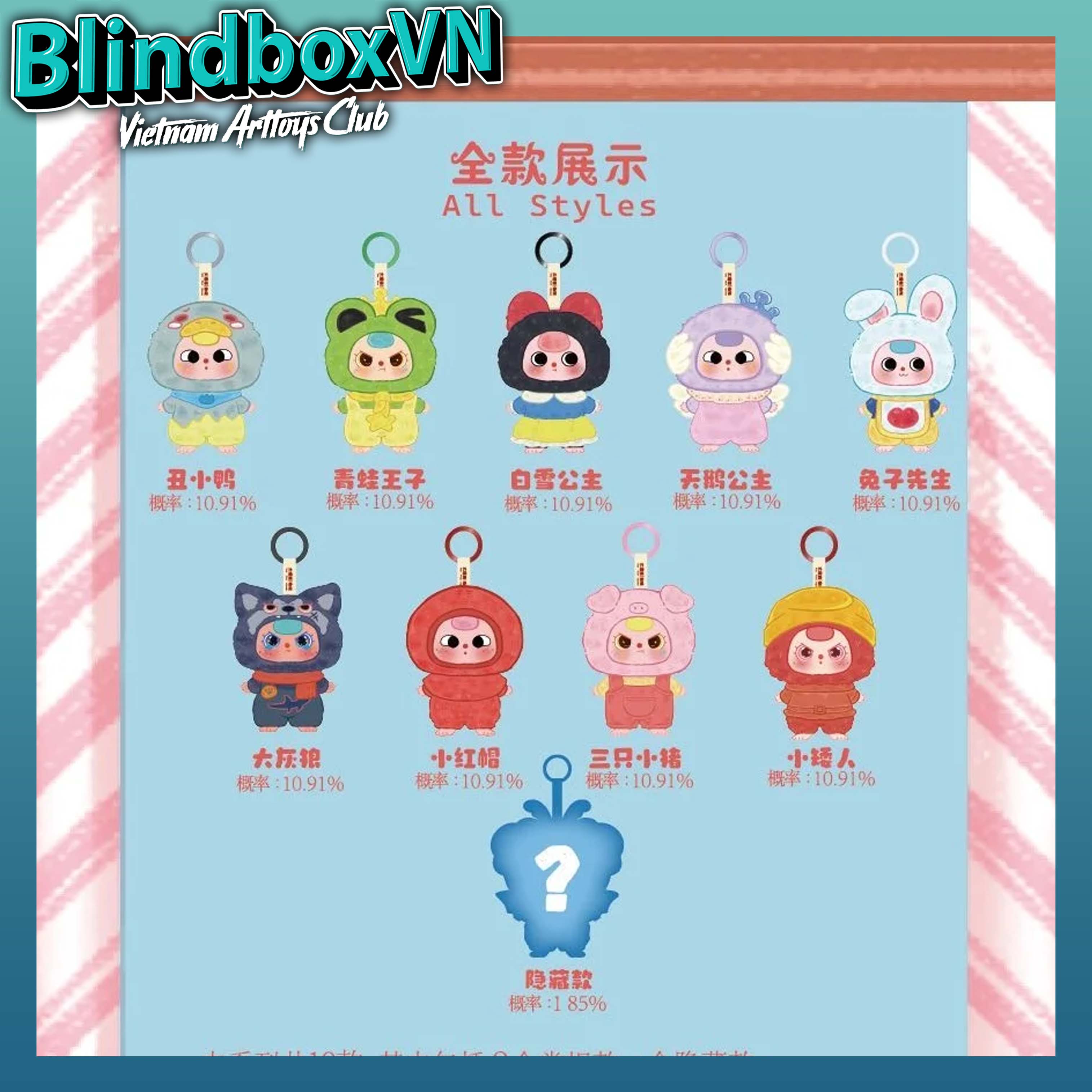 Baby Three Children's Wonderland Plush Doll Blindbox