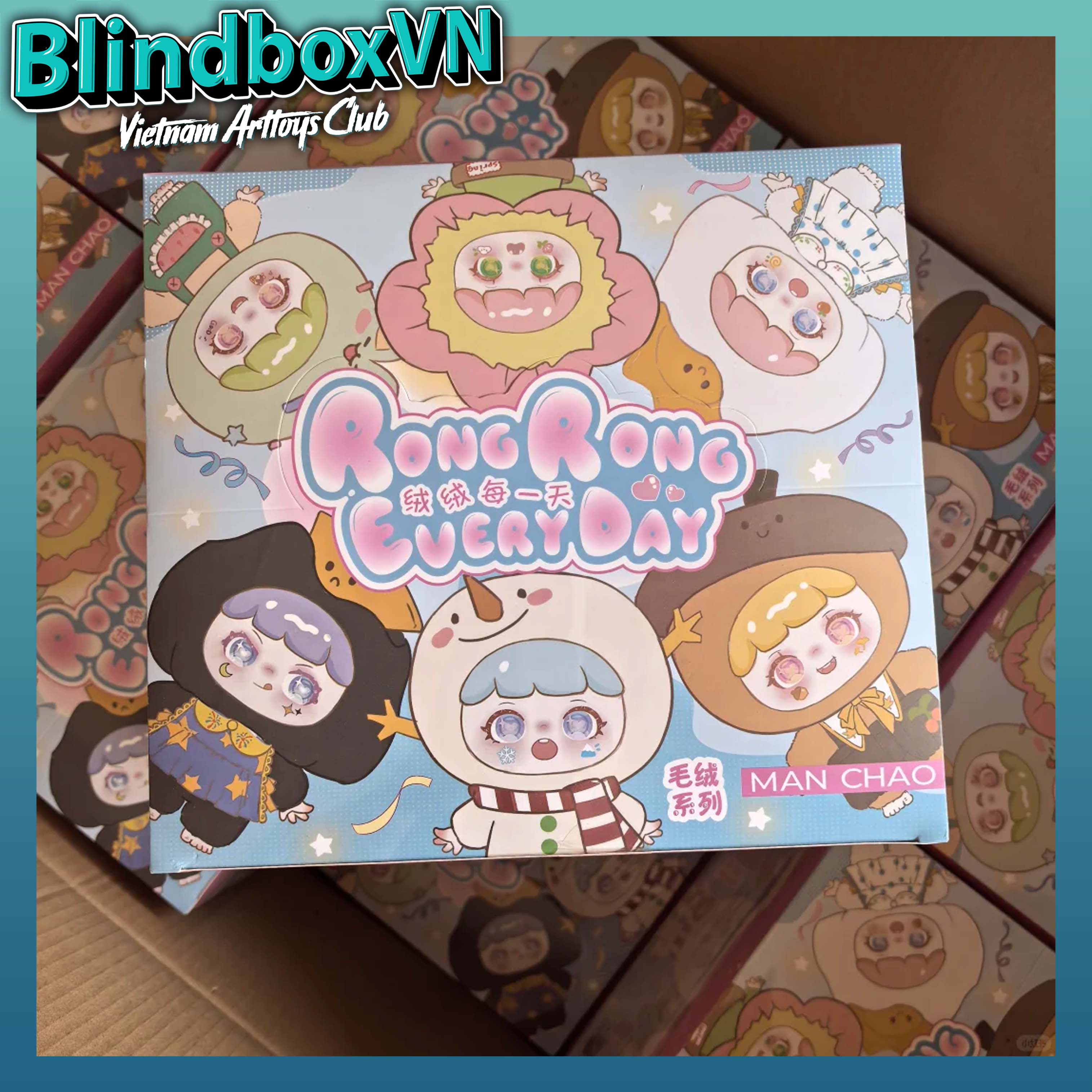 MANCHAO Version 3 Mischievous Child RongRong Everyday Series Plush Dolls