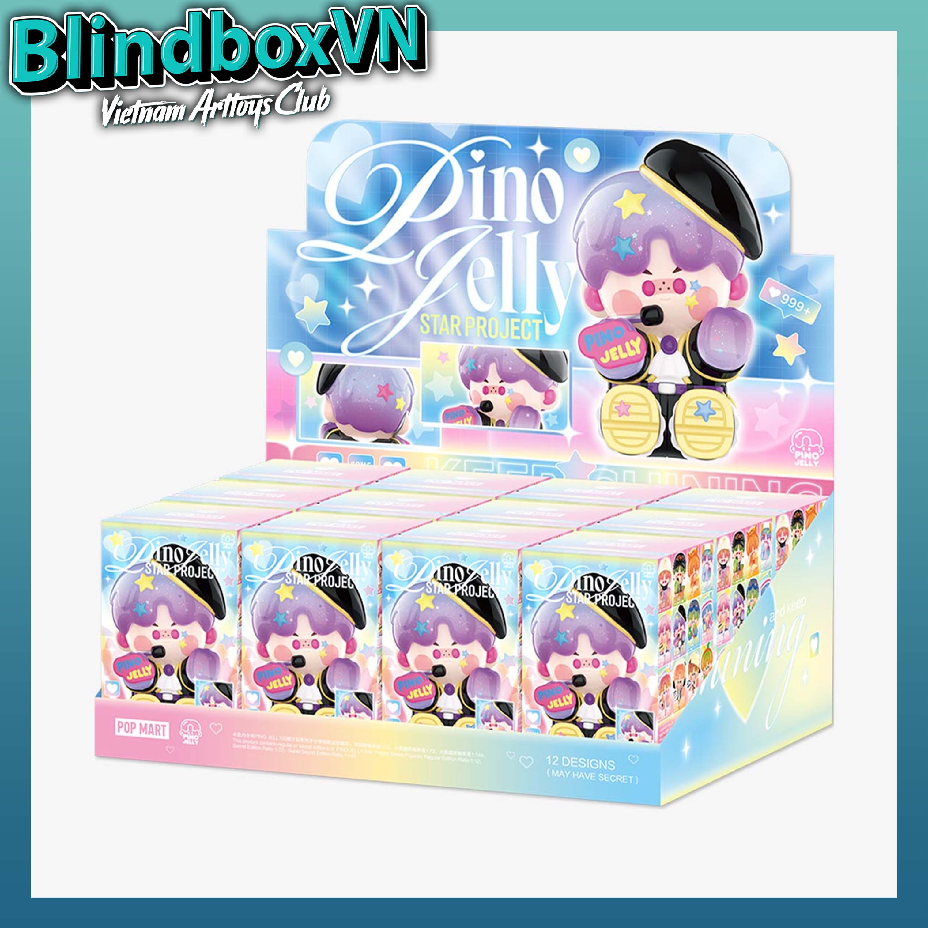 Blindbox PINO JELLY Star Project Series Figures