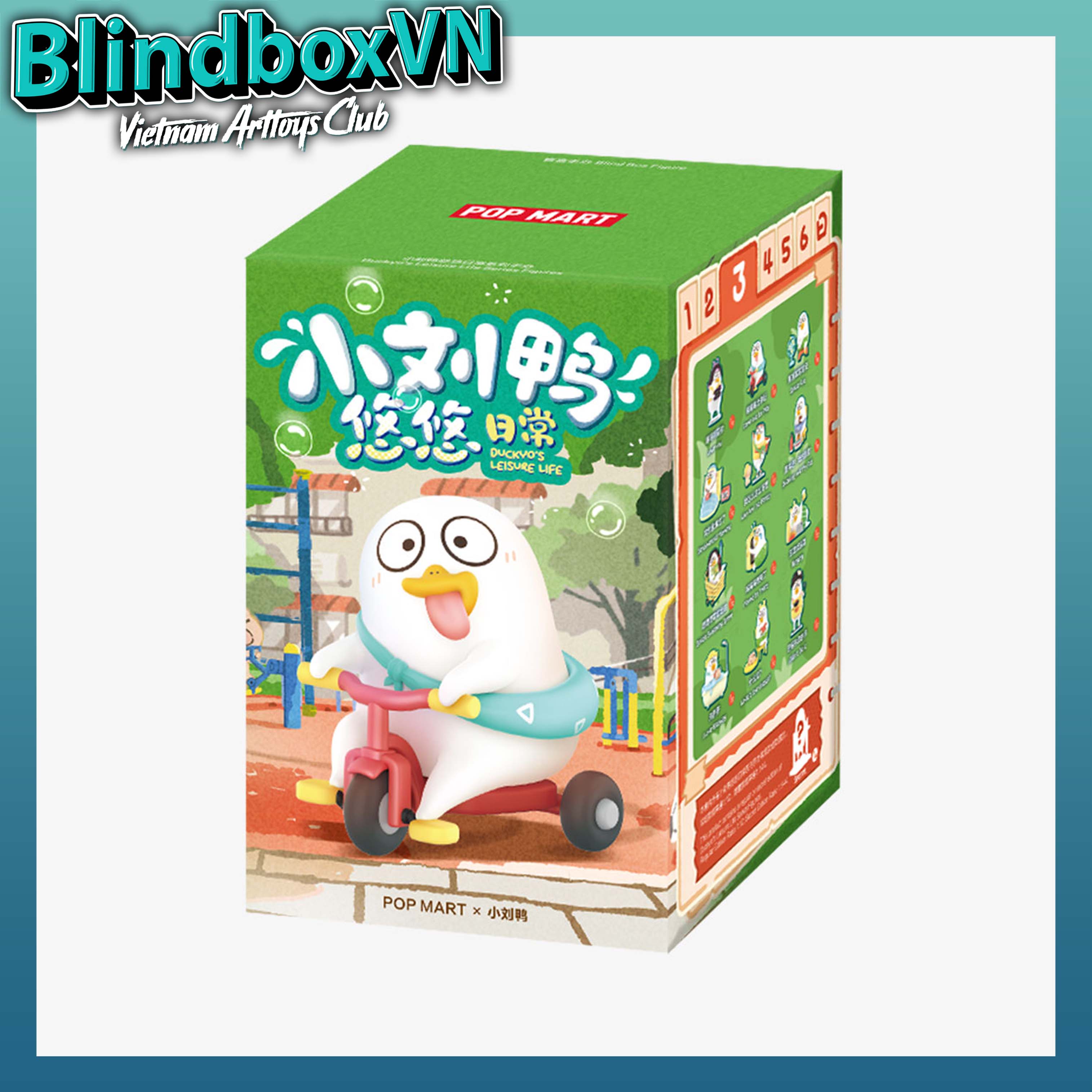 POP MART Duckyo's Leisure Life Series Figures Blind Box