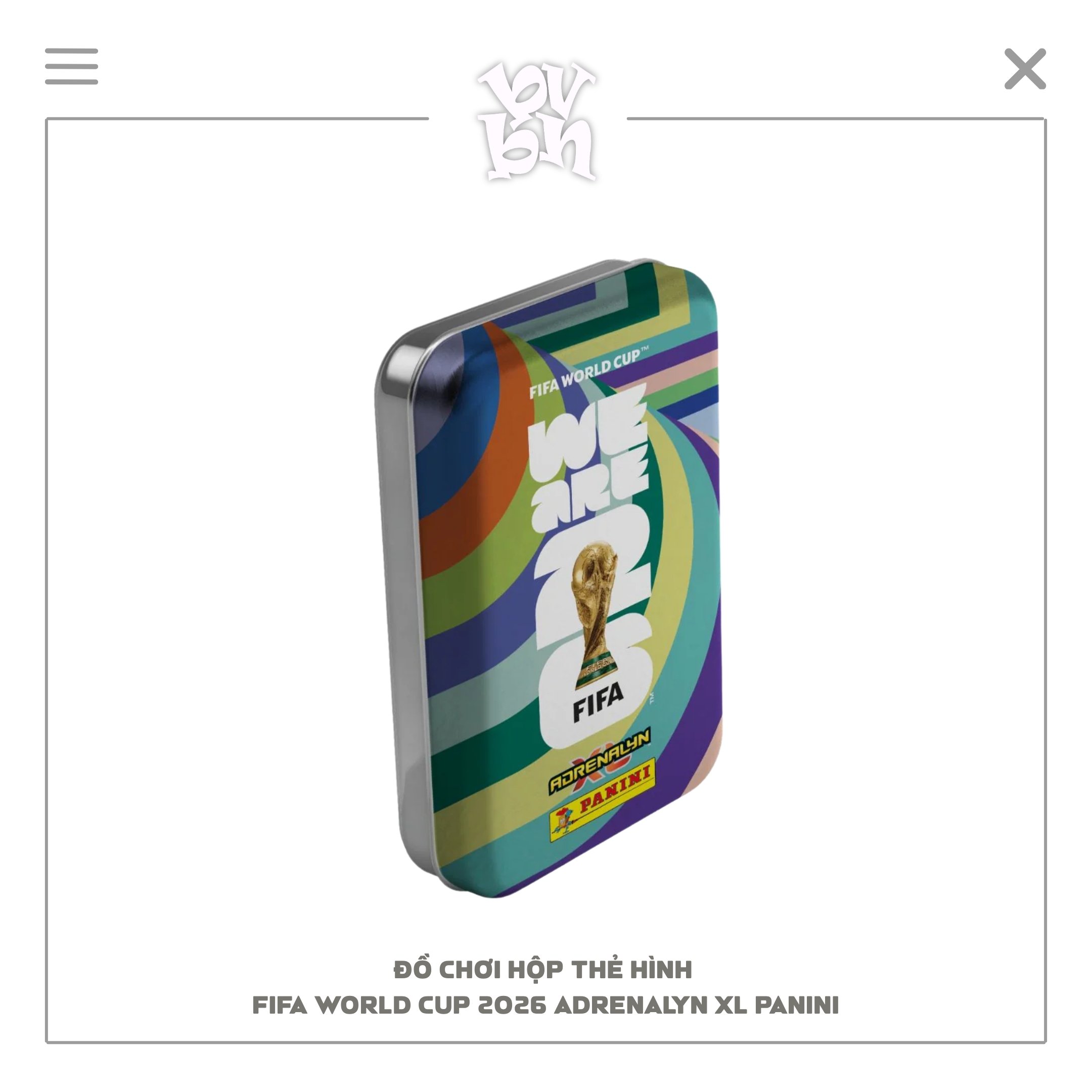 Đồ Chơi Hộp Thẻ Hình FIFA World Cup 2026 Adrenalyn XL PANINI
