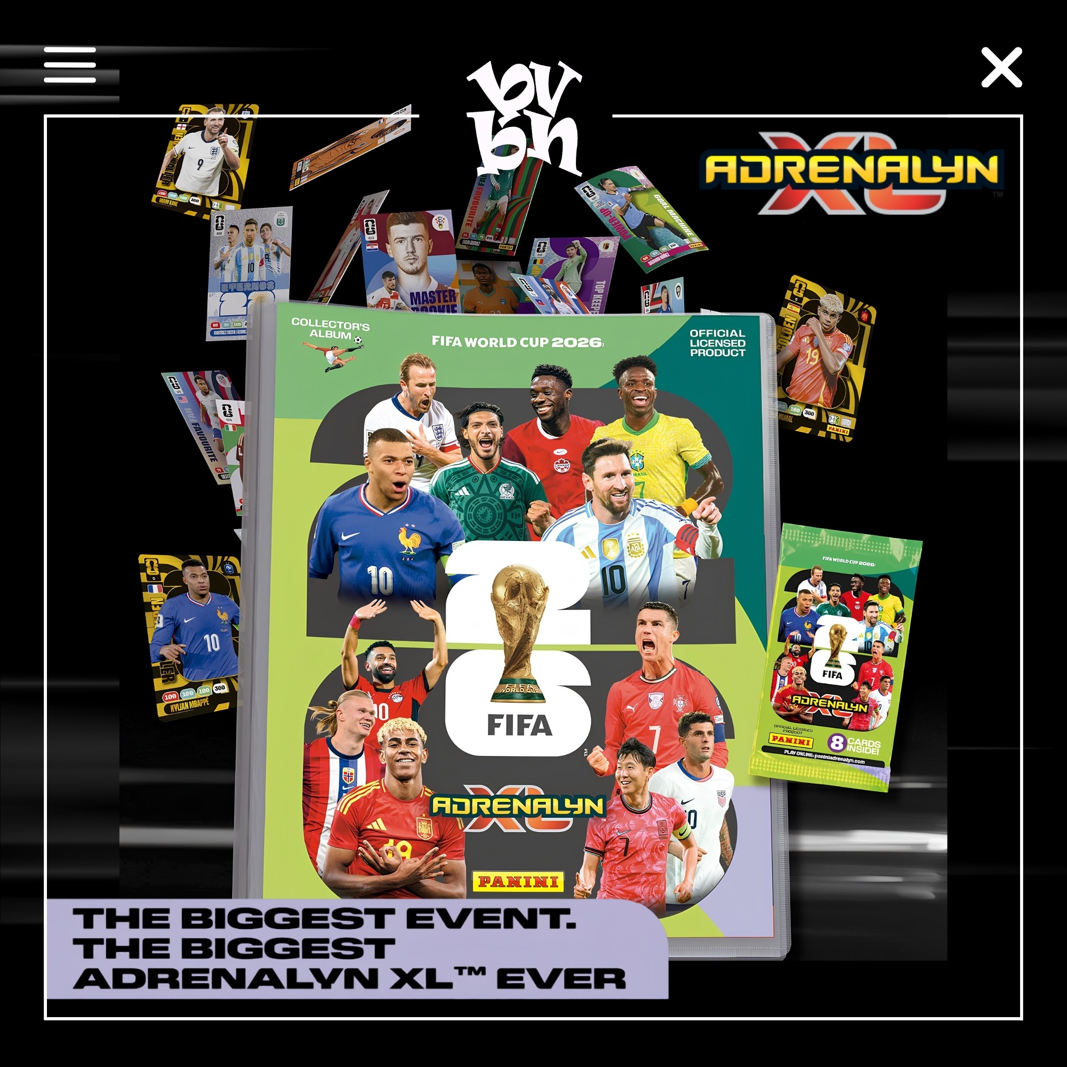 Đồ Chơi Gói Thẻ Hình FIFA World Cup 2026 Adrenalyn XL PANINI - PACK