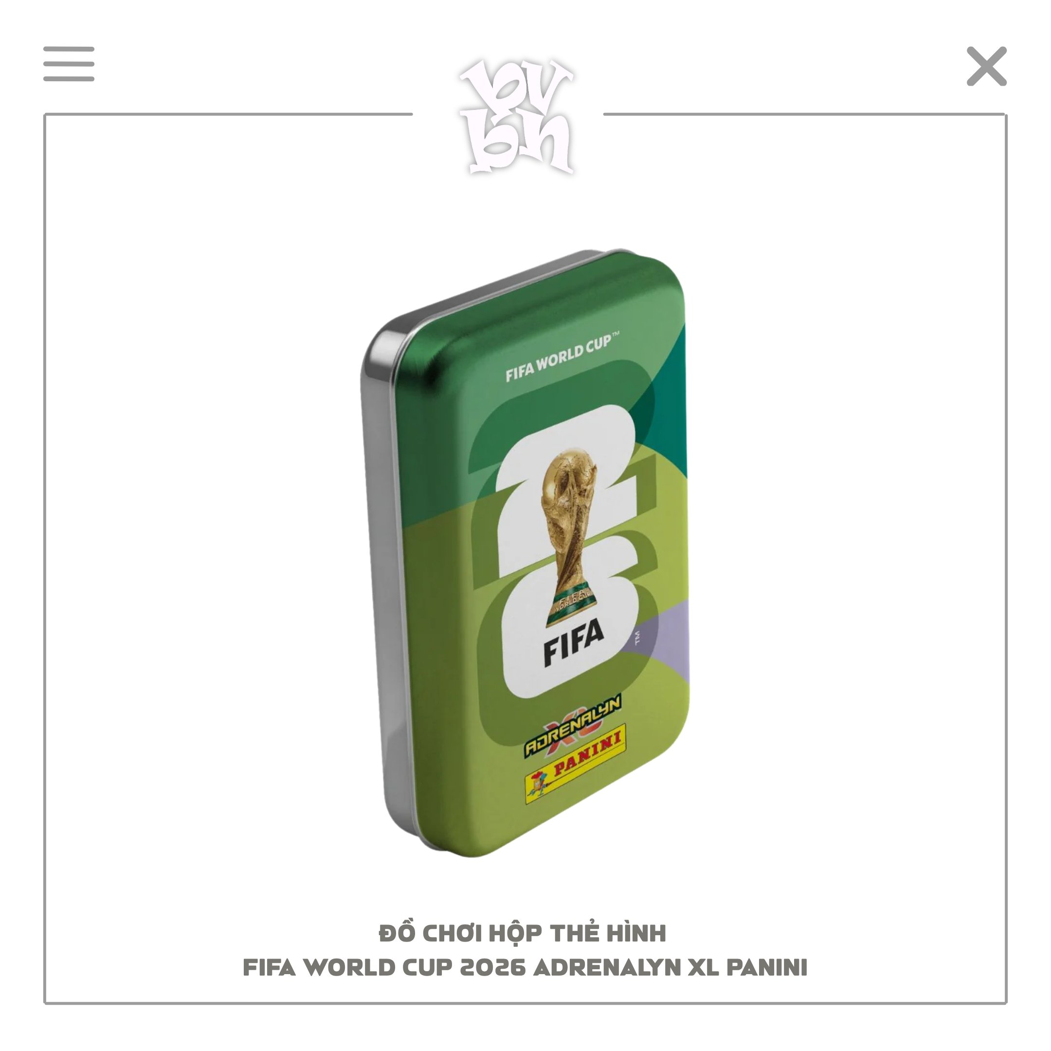 Đồ Chơi Hộp Thẻ Hình FIFA World Cup 2026 Adrenalyn XL PANINI