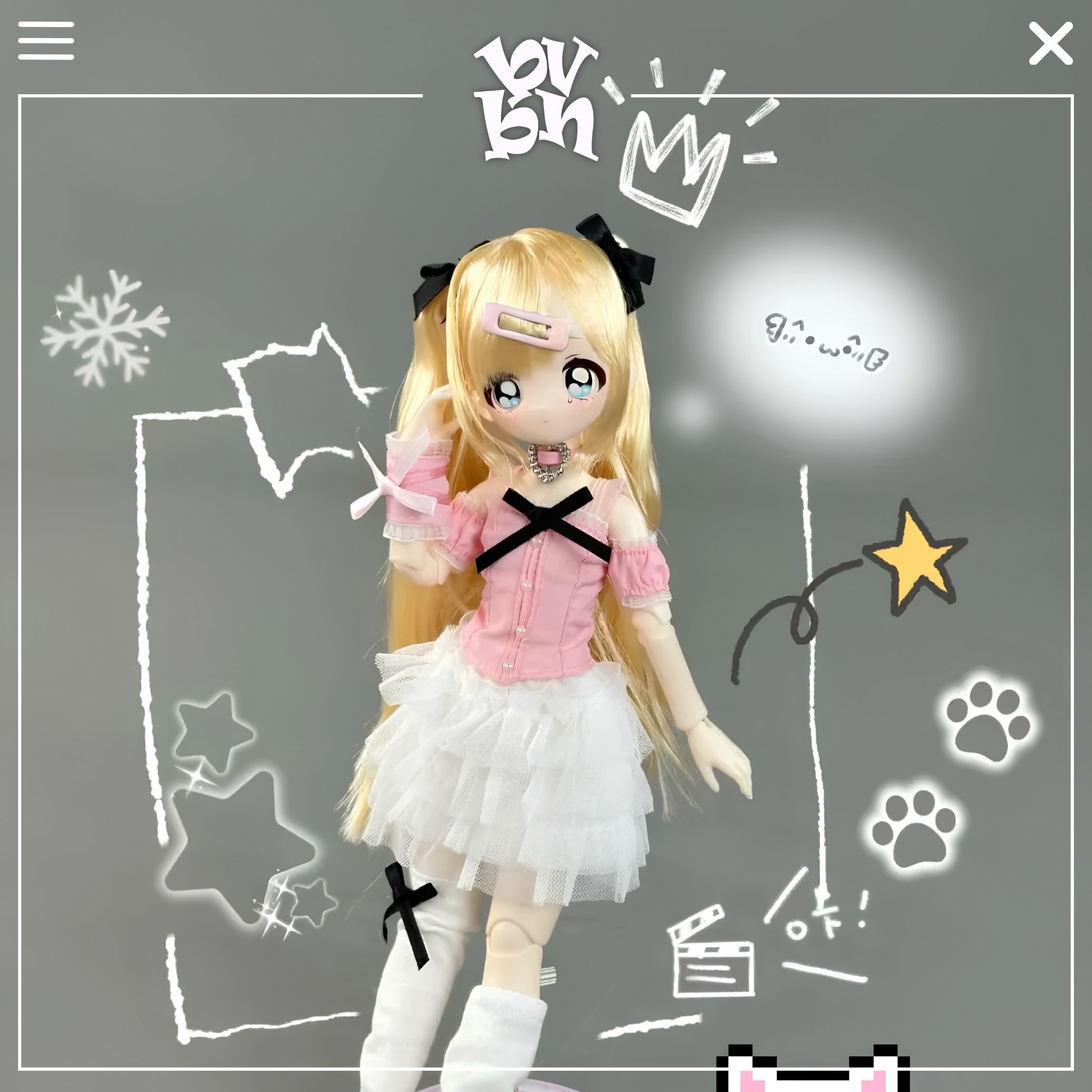 Miralab Dont Touch My Bangs Series BJD Doll Blindbox Series