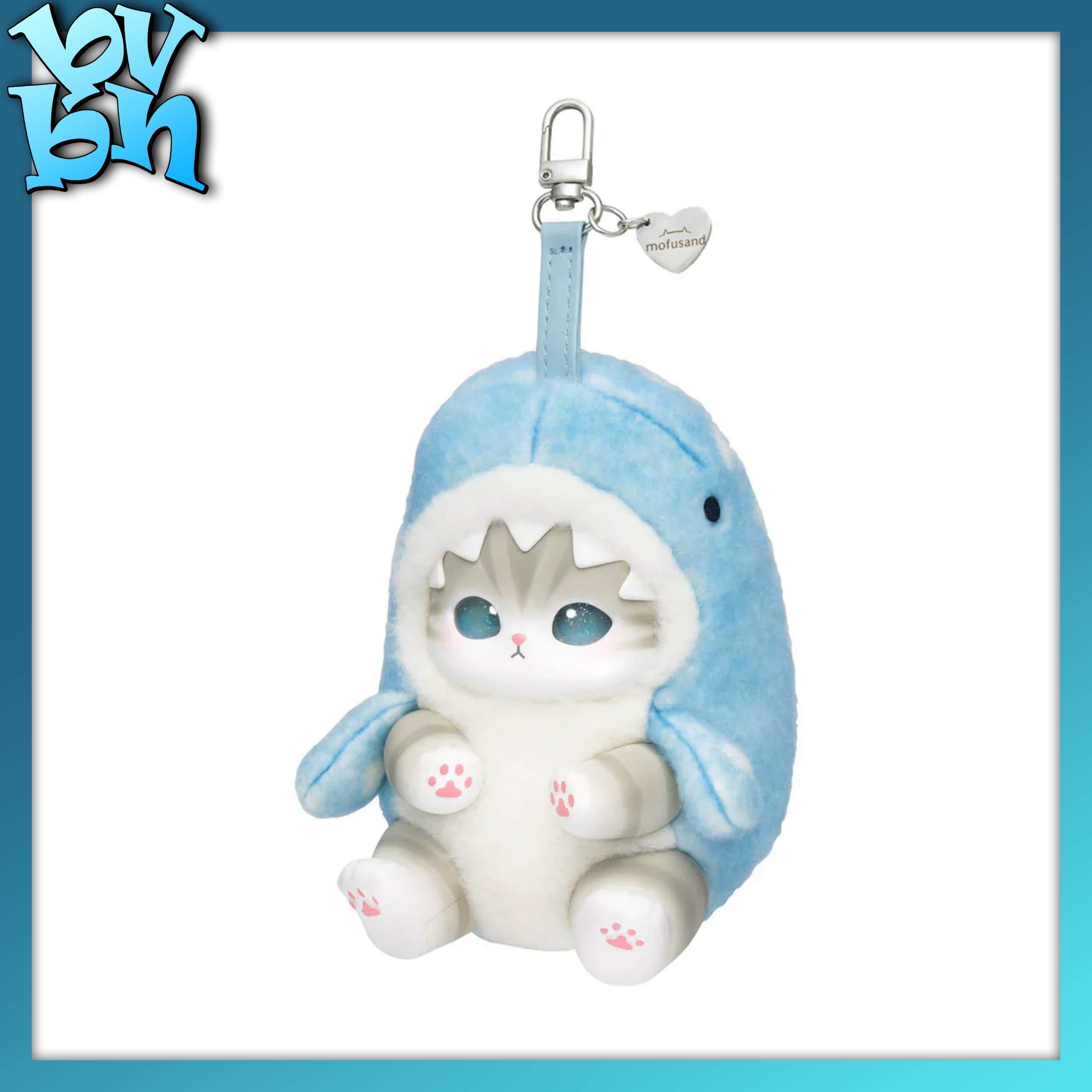 Mofusand Kiramekko Fluffy Kittens Plush Keychain Blind Box