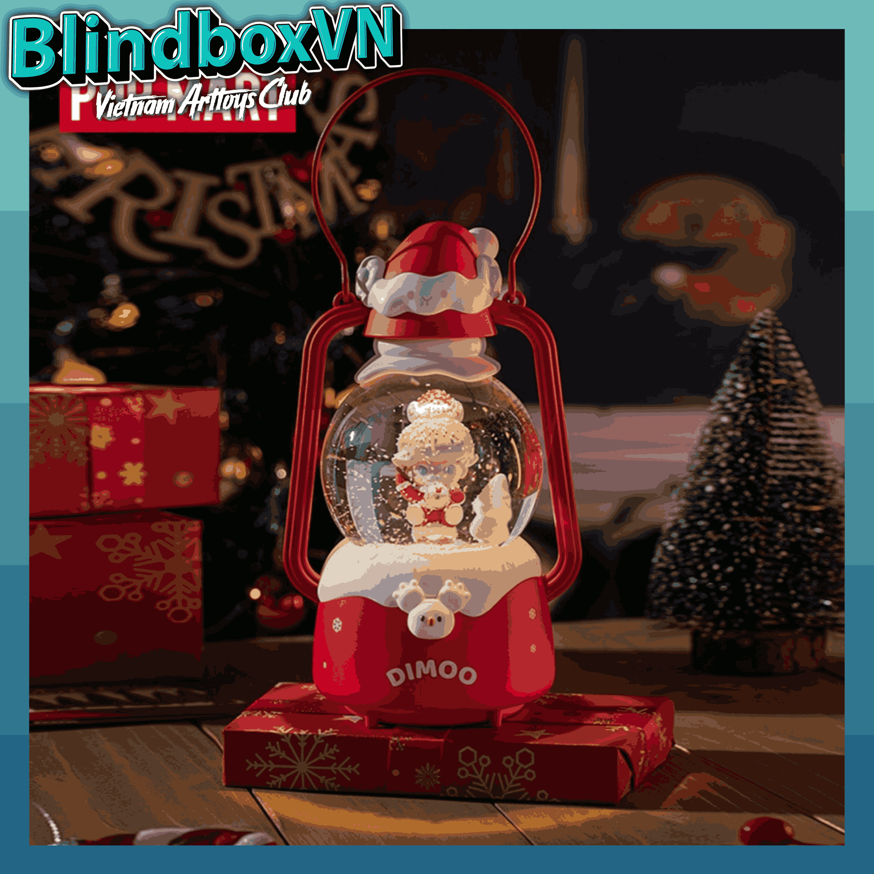 DIMOO Letters from Snowman Series-Crystal Ball Lamp