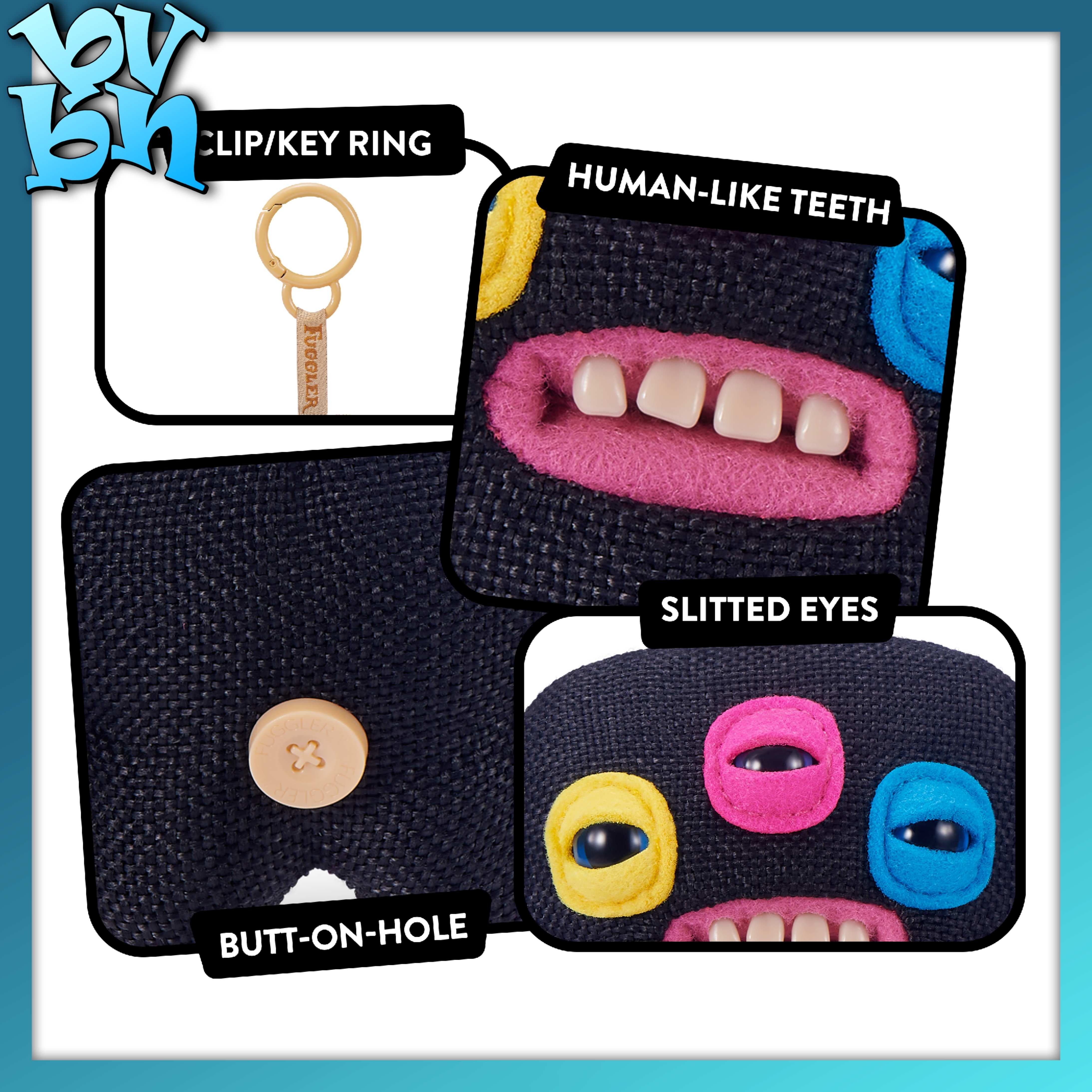 FUGGLER MINI SERIES 6 KEYRINGS SIZE 5"