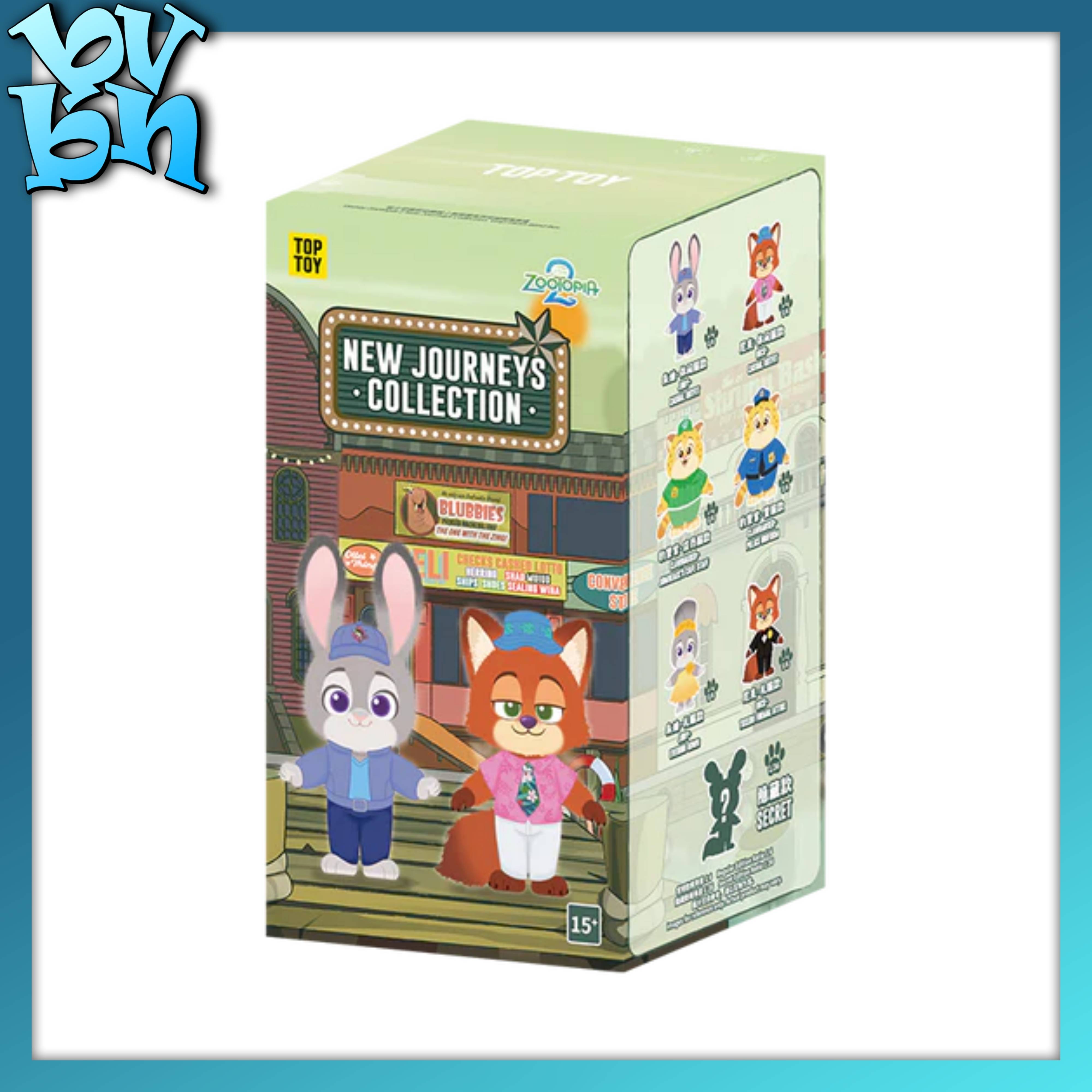 TOPTOY Zootopia 2 New Journeys Collection Disney Vinyl Plush Blindbox