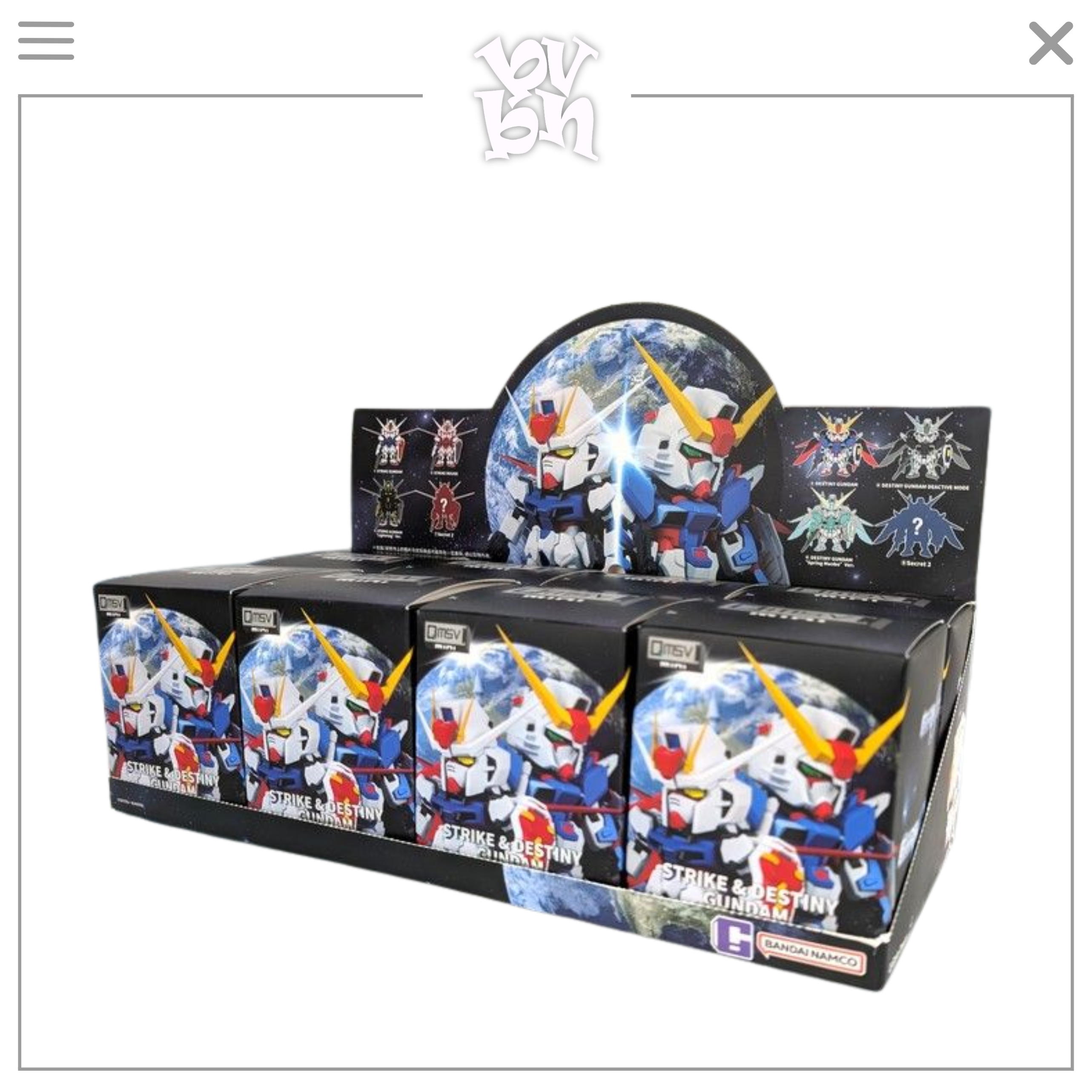 QMSV MINI STRIKE & DESTINY GUNDAM BLINDBOX SERIES