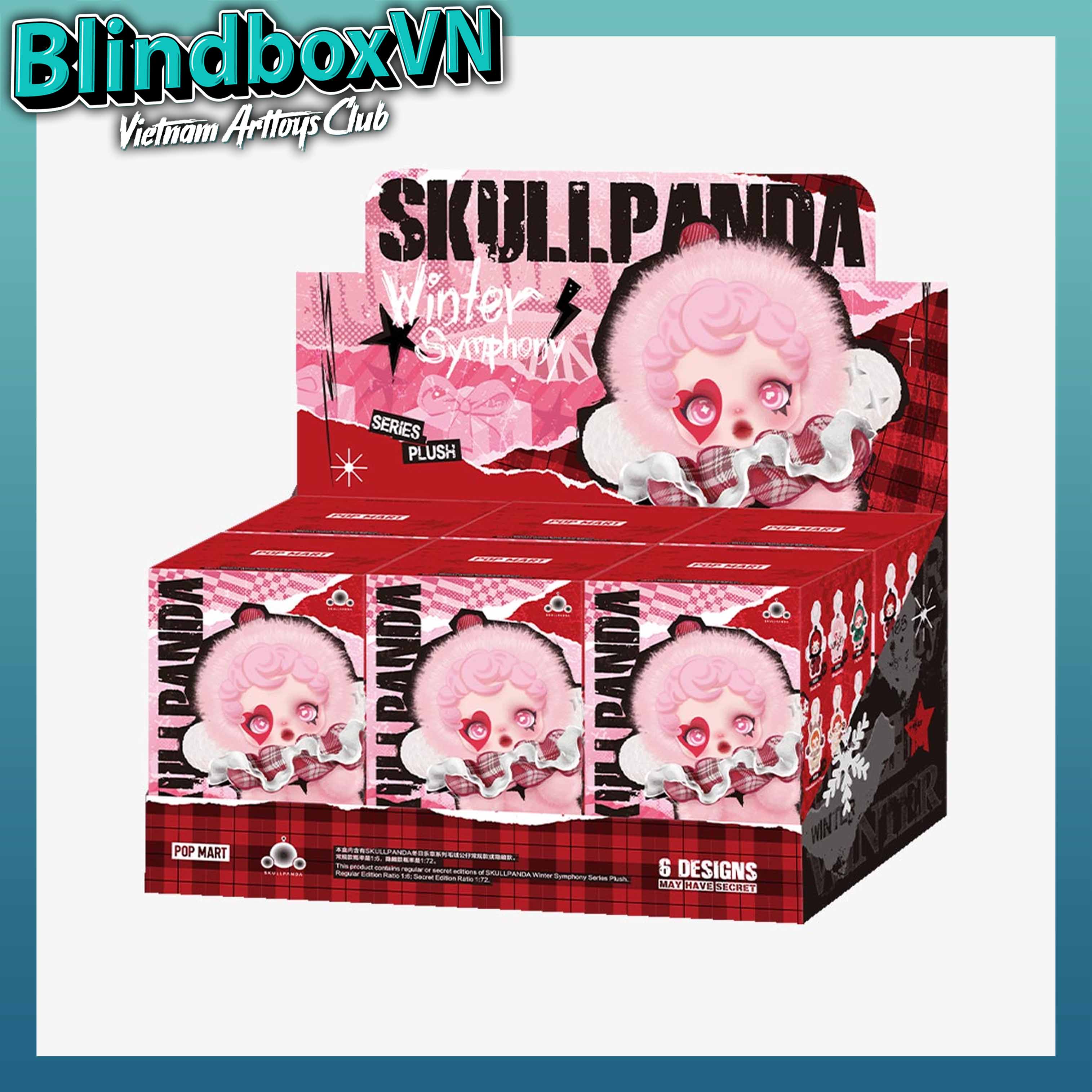 SKULLPANDA Winter Symphony Series Plush Blindbox Series ( Chính Hãng )