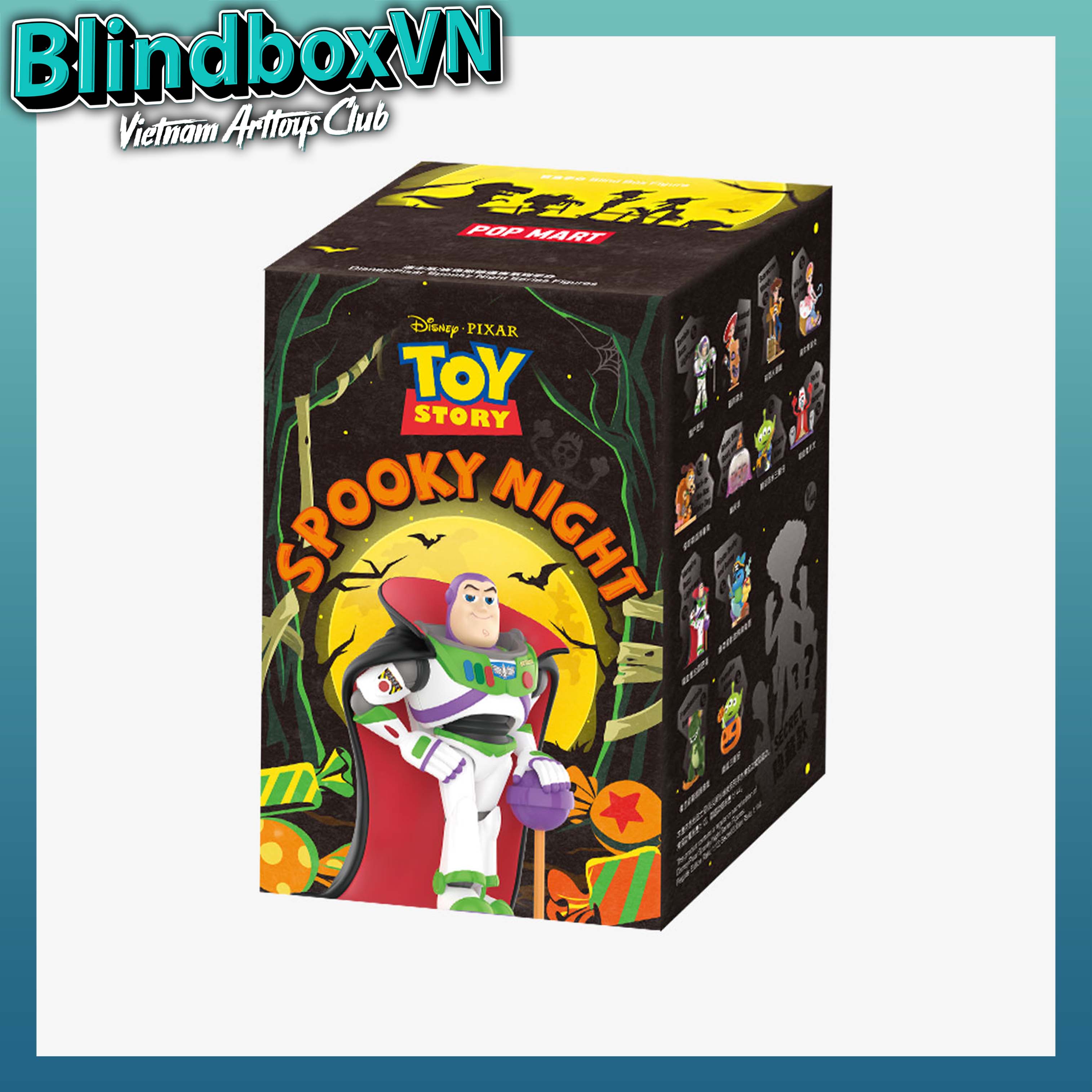 Disney/Pixar Spooky Night Series Figures Blind Box POPMART