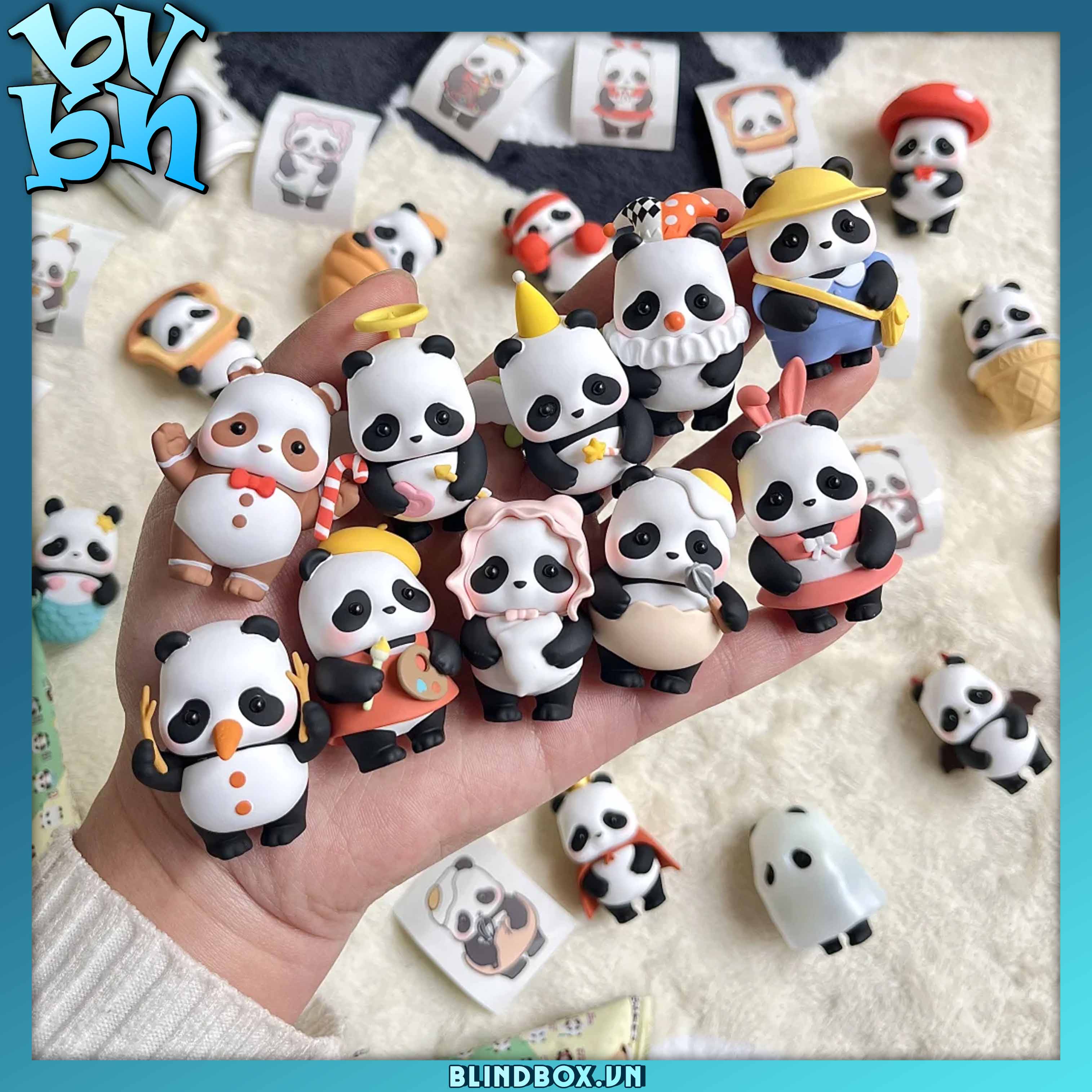 Panda Roll Minime Dress-Up Series Blind Box 52TOYS