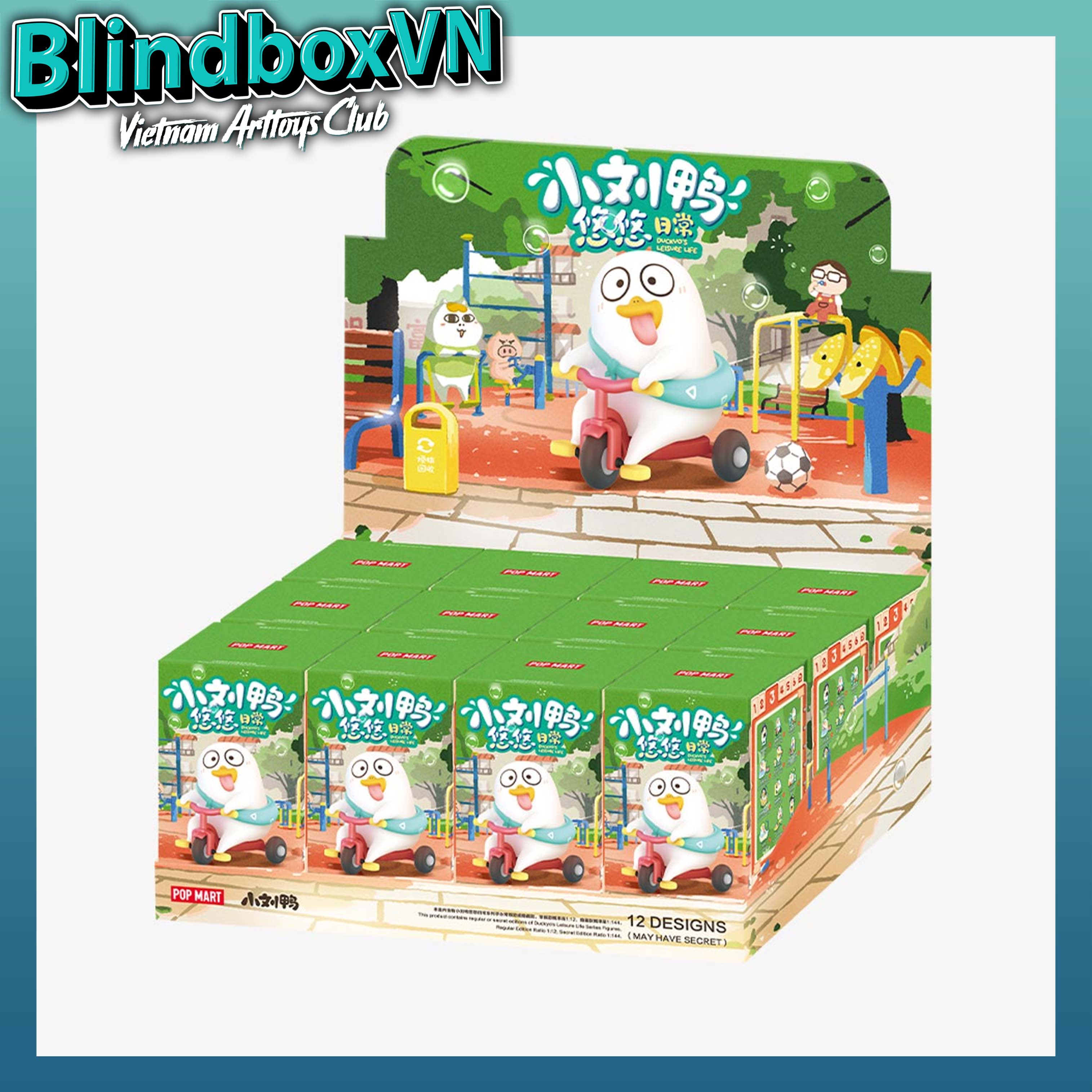 POP MART Duckyo's Leisure Life Series Figures Blind Box