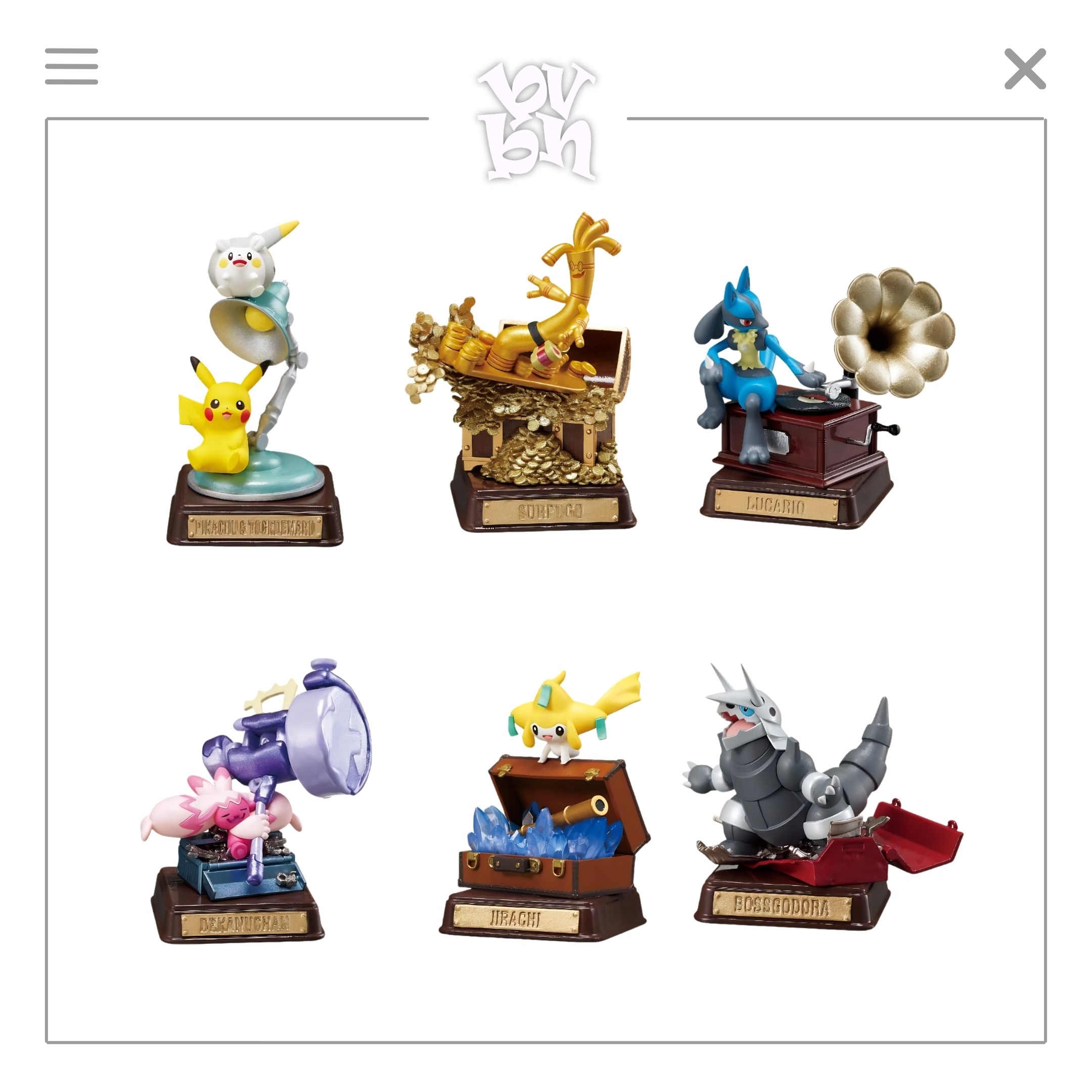 POKÉMON Vintage Collection Type:Steel Series Blindbox RE-MENT