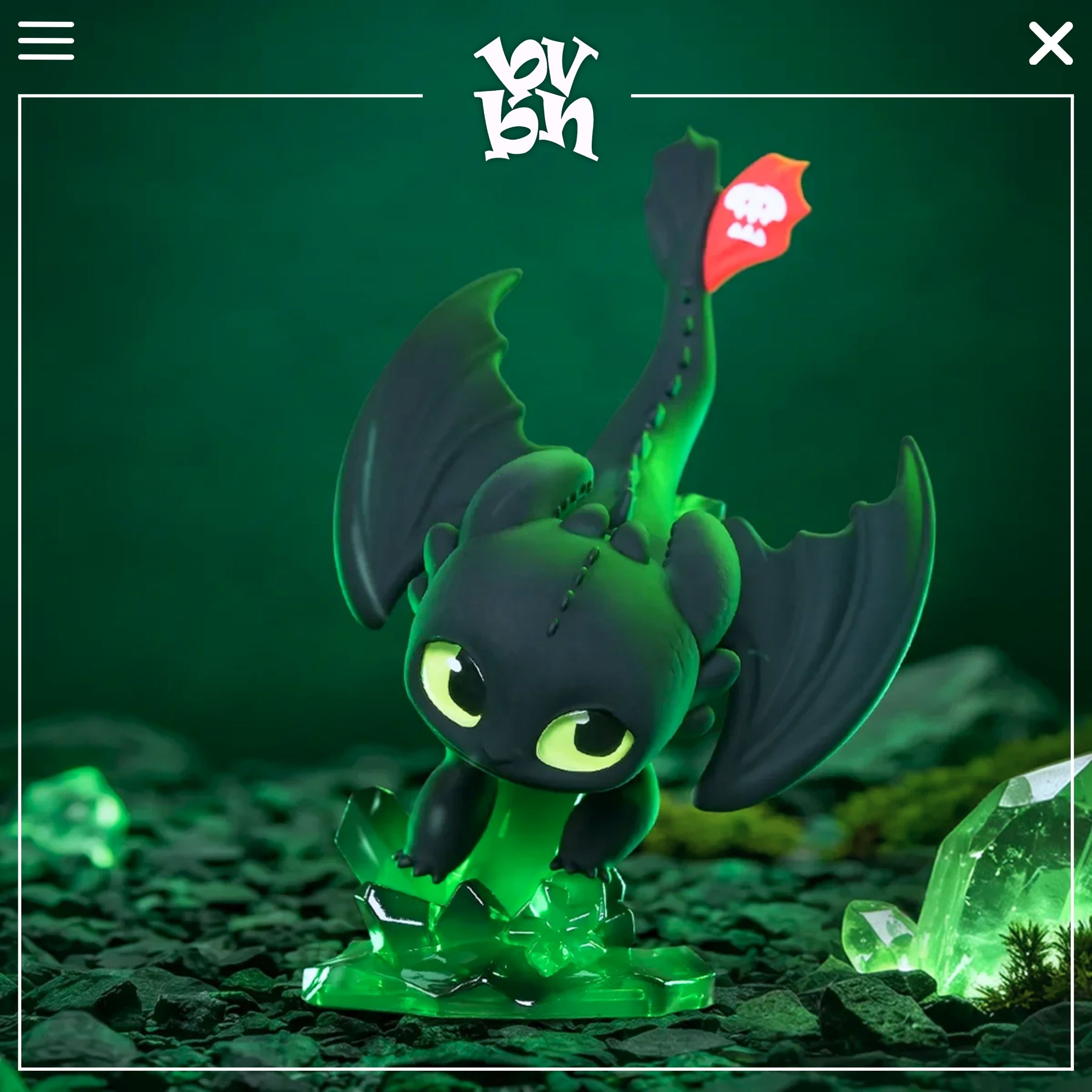 52Toys How to Train Your Dragon Light & Night Intertwined Blind Box