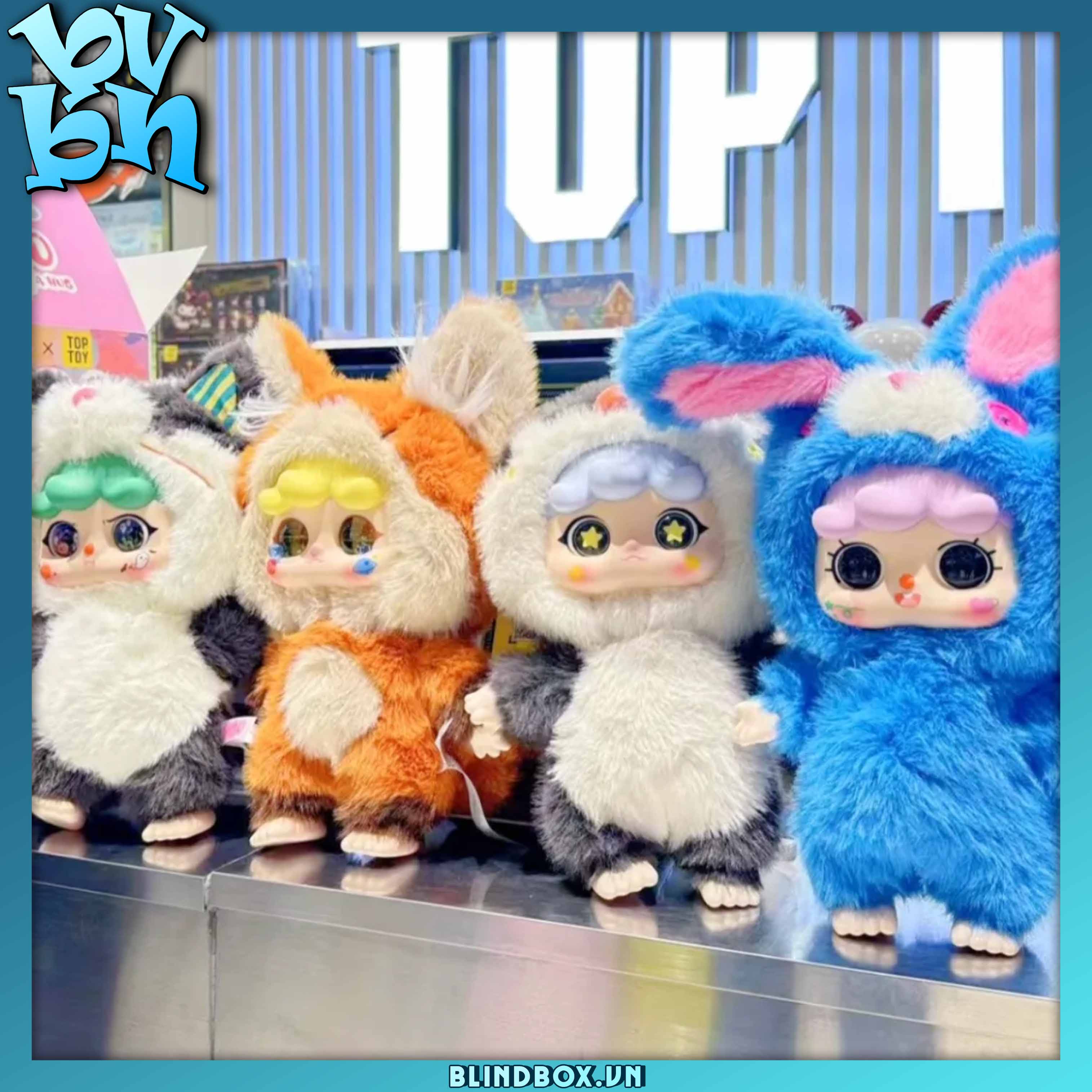 Migo 400% Series Blind Box Plush Doll ( Chính Hãng )