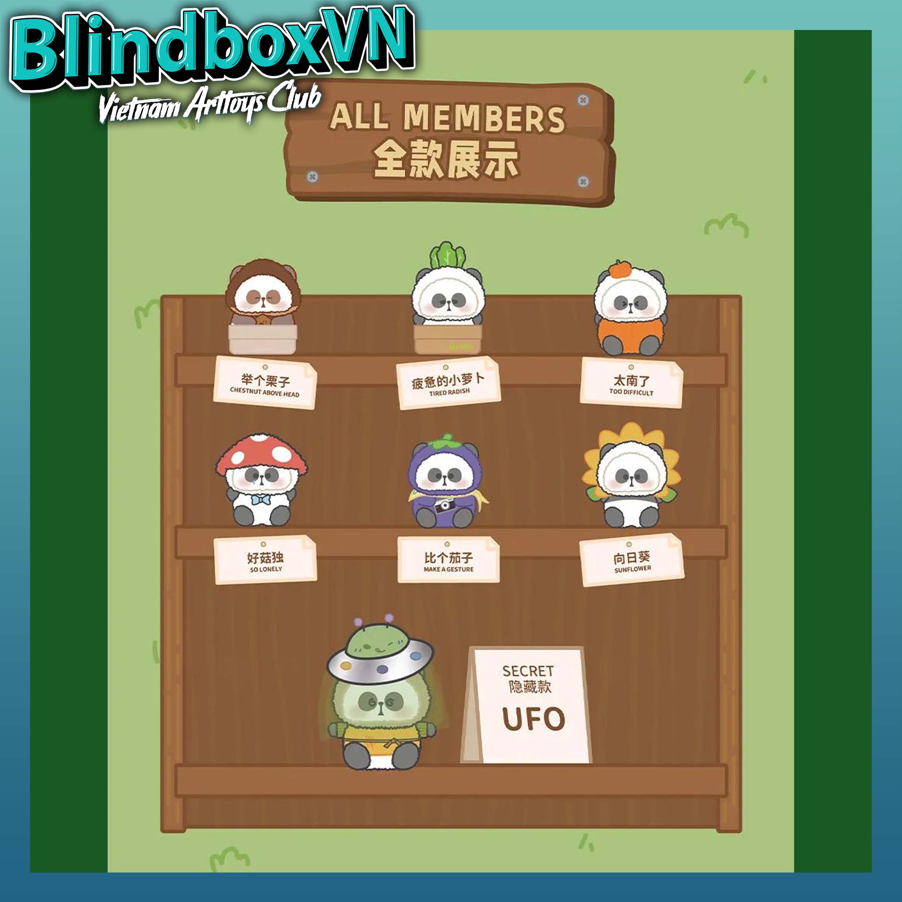 MR.PA The Escaped Vegetables Plush Blind Box Series 2