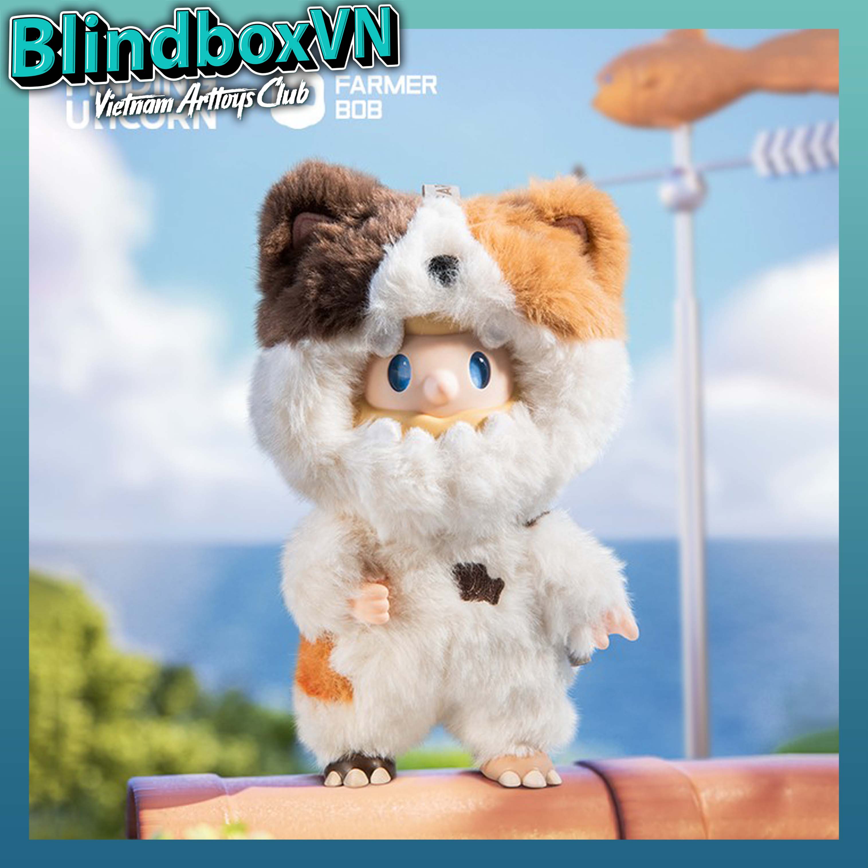 Farmer Bob Ani Monster Plush Doll Blindbox Finding Unicon