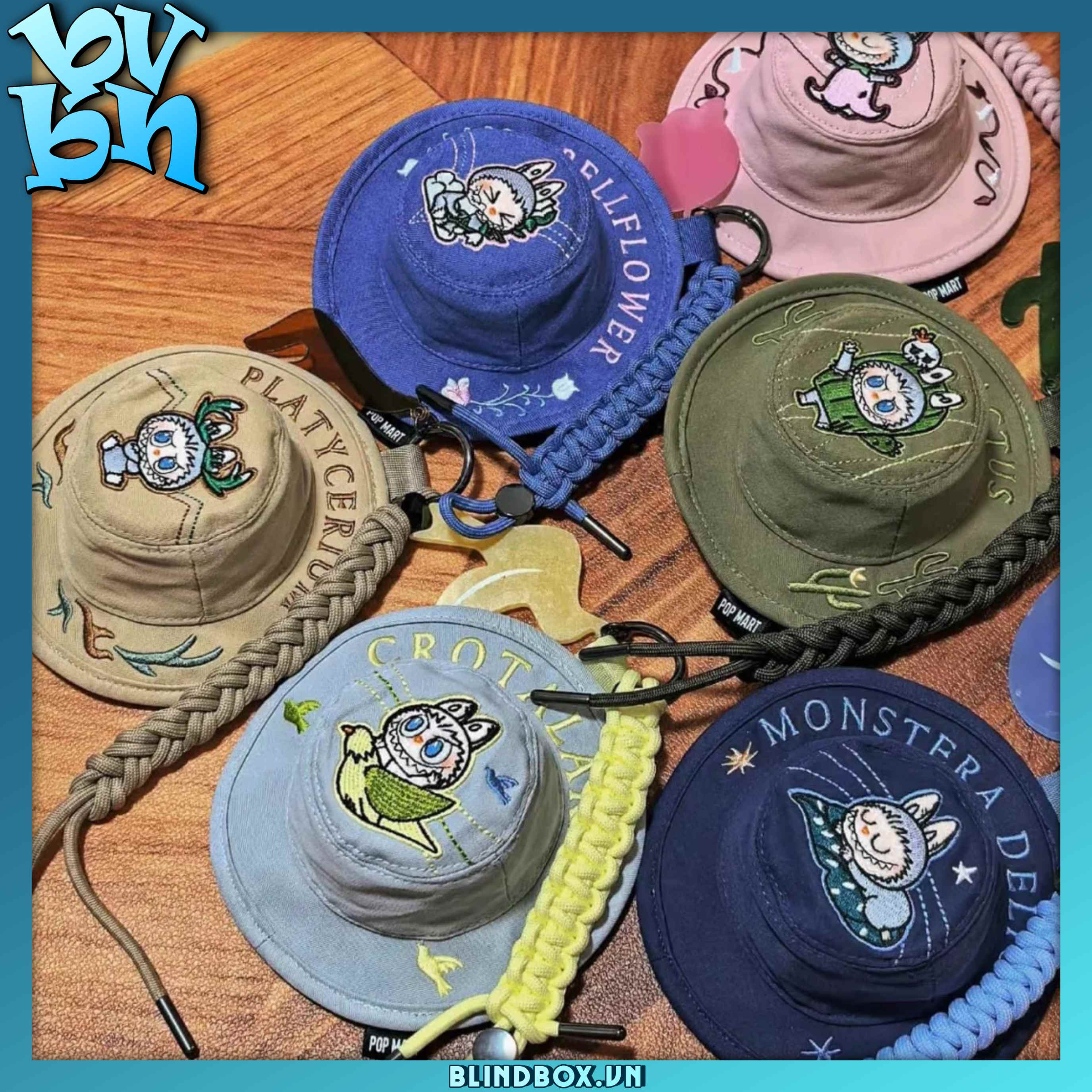 THE MONSTERS FALL IN WILD Series - Bucket Hat Bag